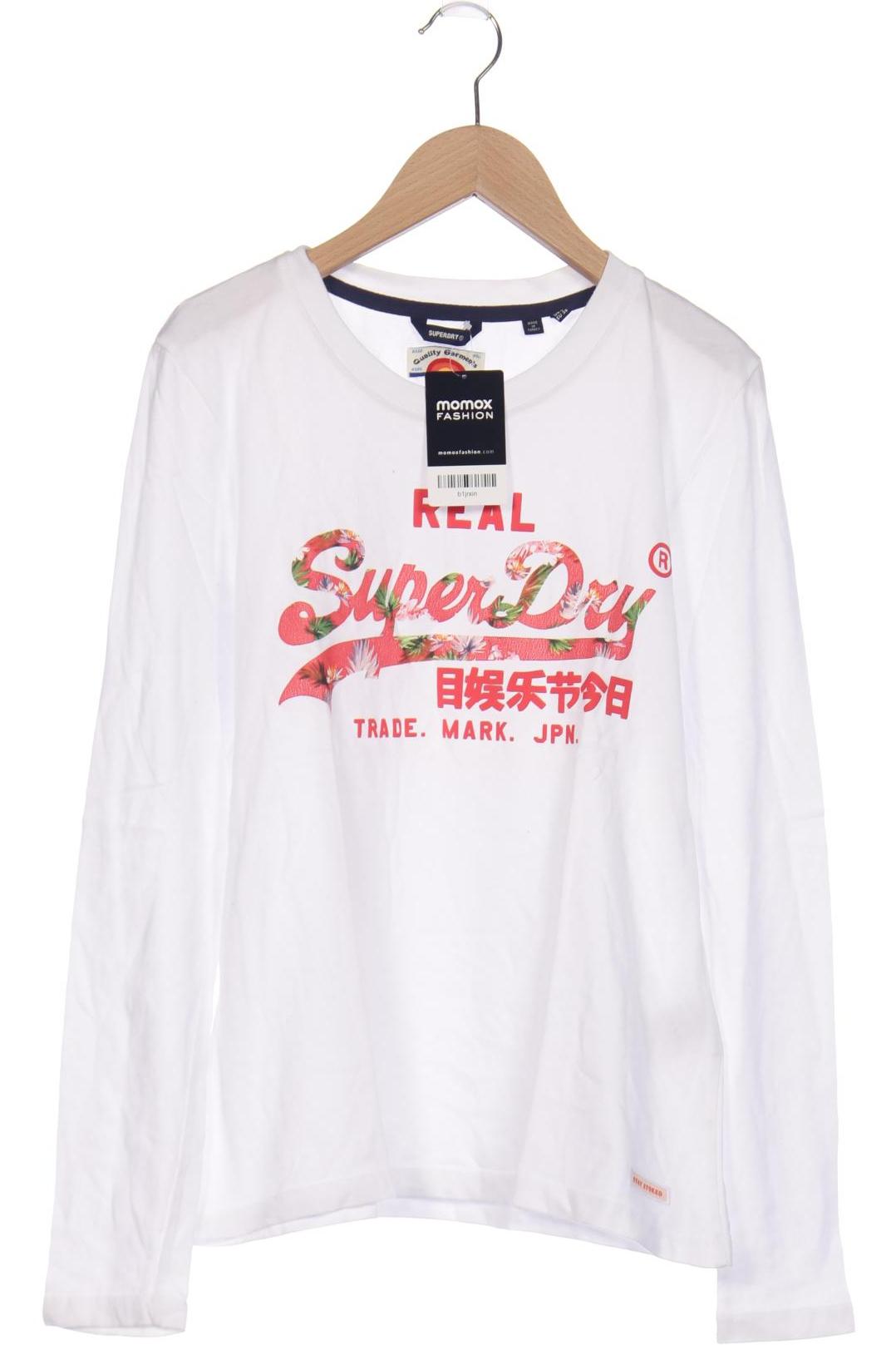 

Superdry Damen Langarmshirt, weiß