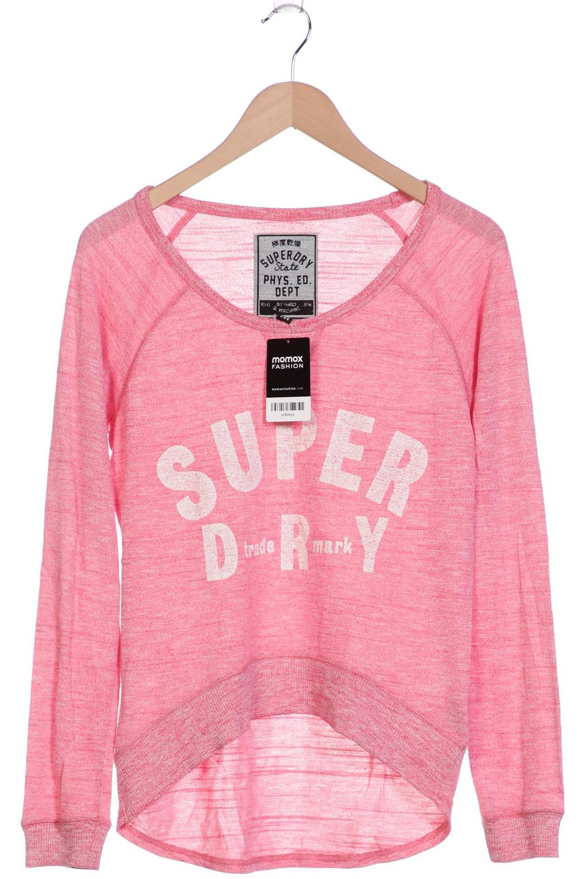 

Superdry Damen Langarmshirt, pink, Gr. 38