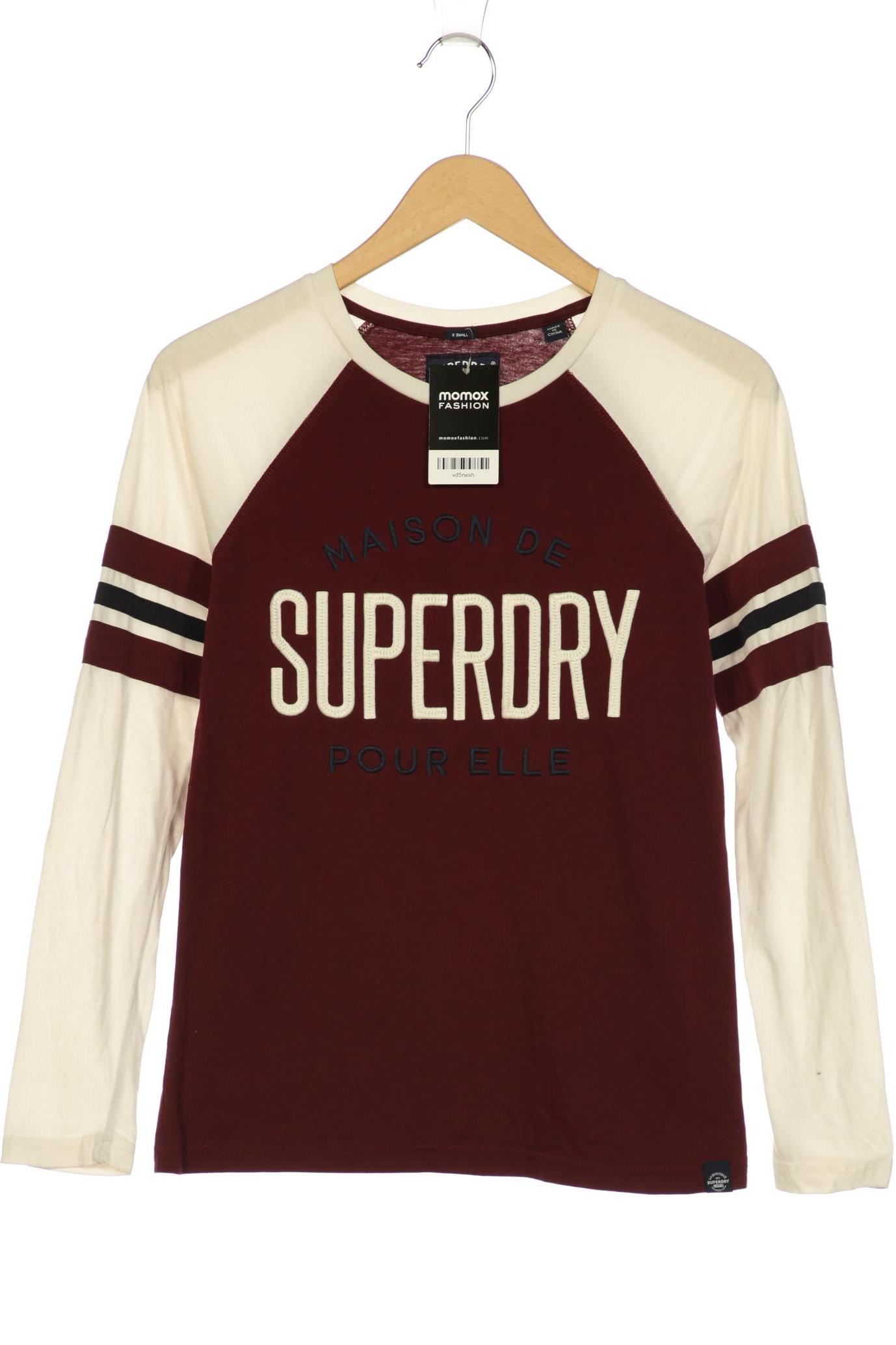 

Superdry Damen Langarmshirt, bordeaux