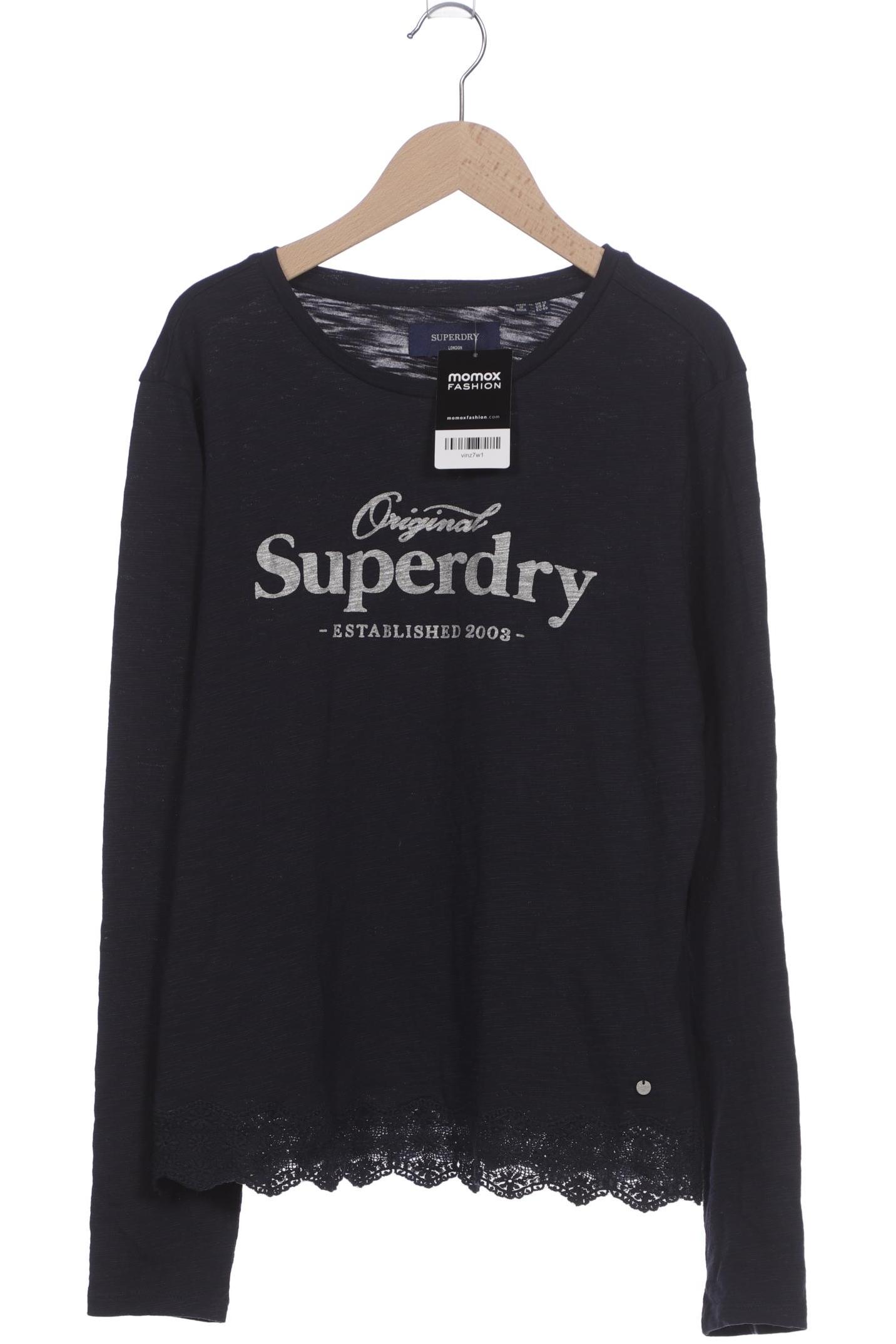 

Superdry Damen Langarmshirt, marineblau, Gr. 40