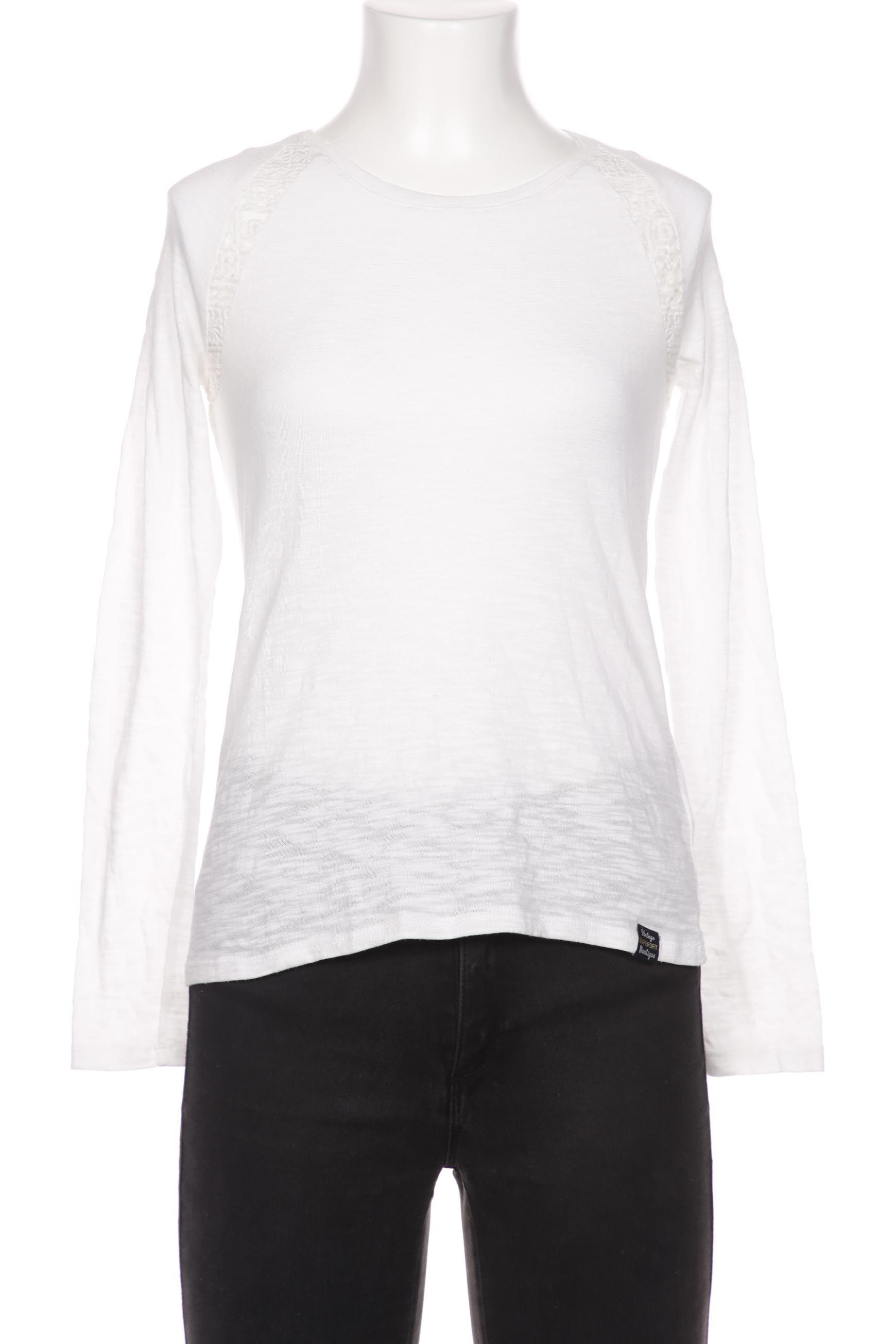 

Superdry Damen Langarmshirt, weiß, Gr. 36