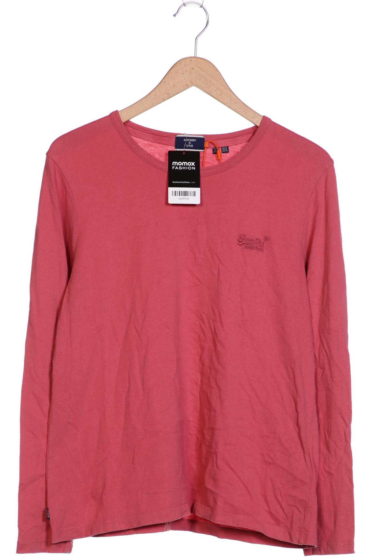 

Superdry Damen Langarmshirt, pink, Gr. 42