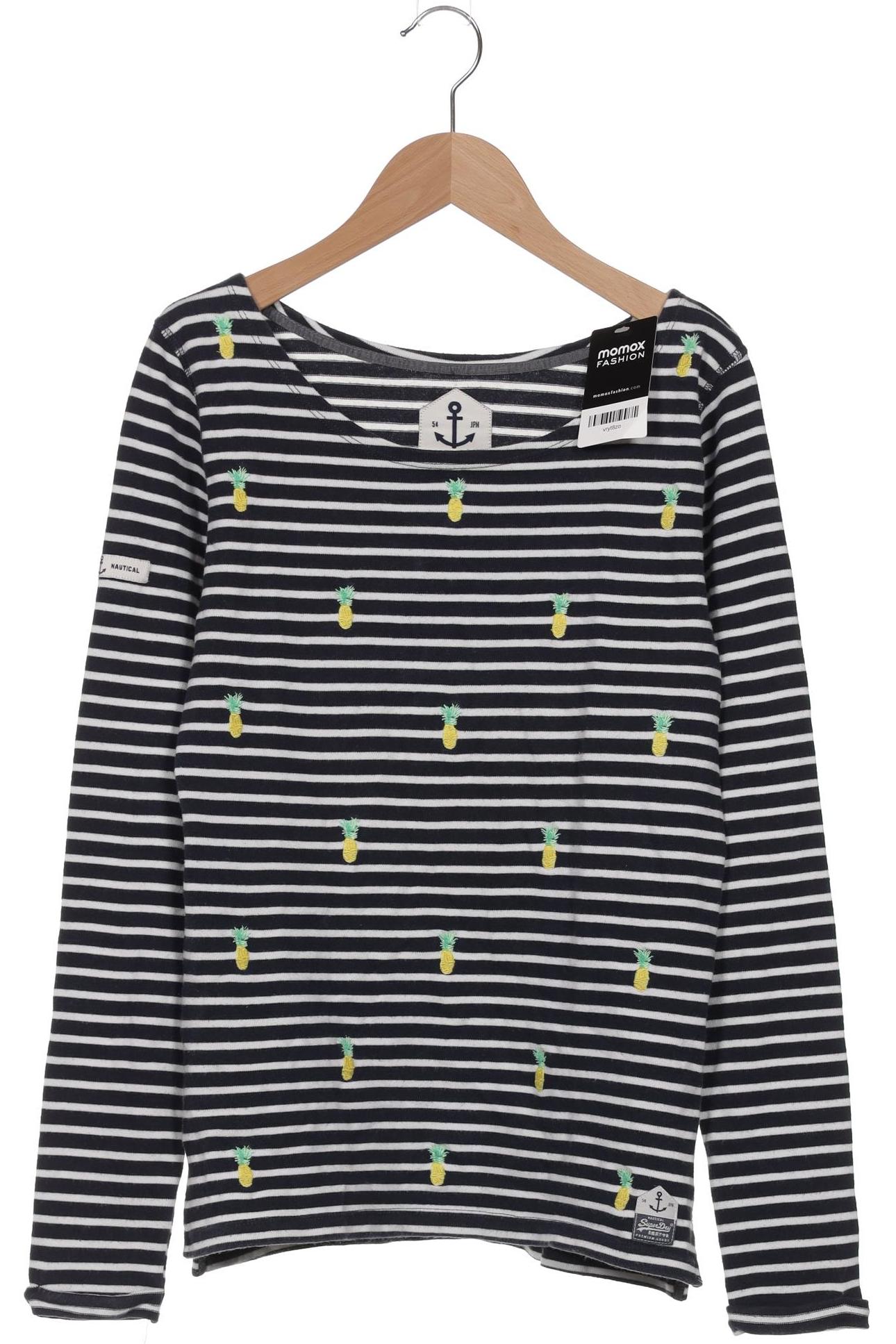 

Superdry Damen Langarmshirt, marineblau, Gr. 36