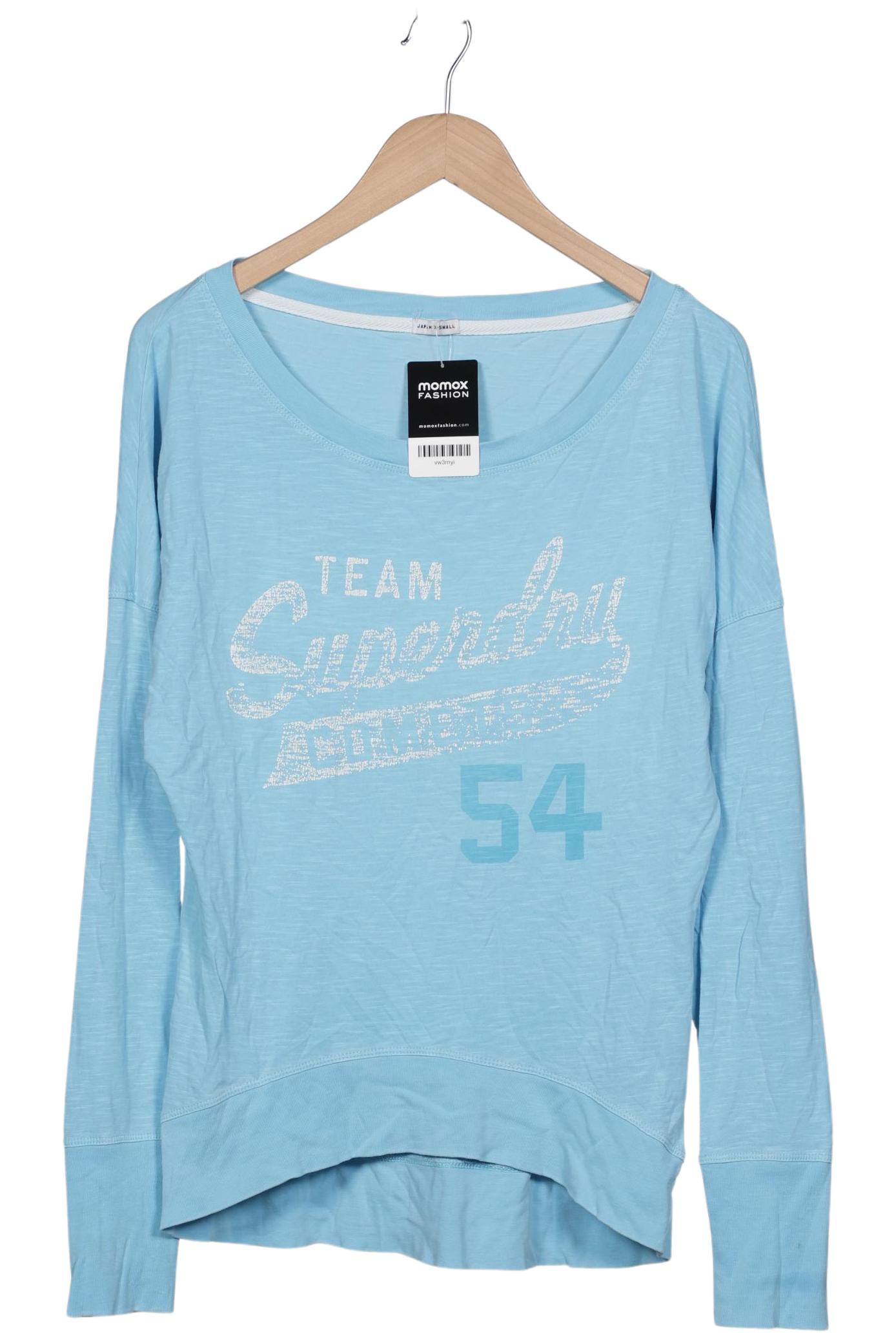 

Superdry Damen Langarmshirt, hellblau, Gr. 34