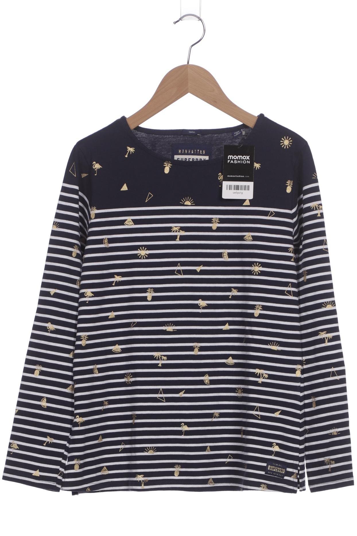 

Superdry Damen Langarmshirt, marineblau, Gr. 38