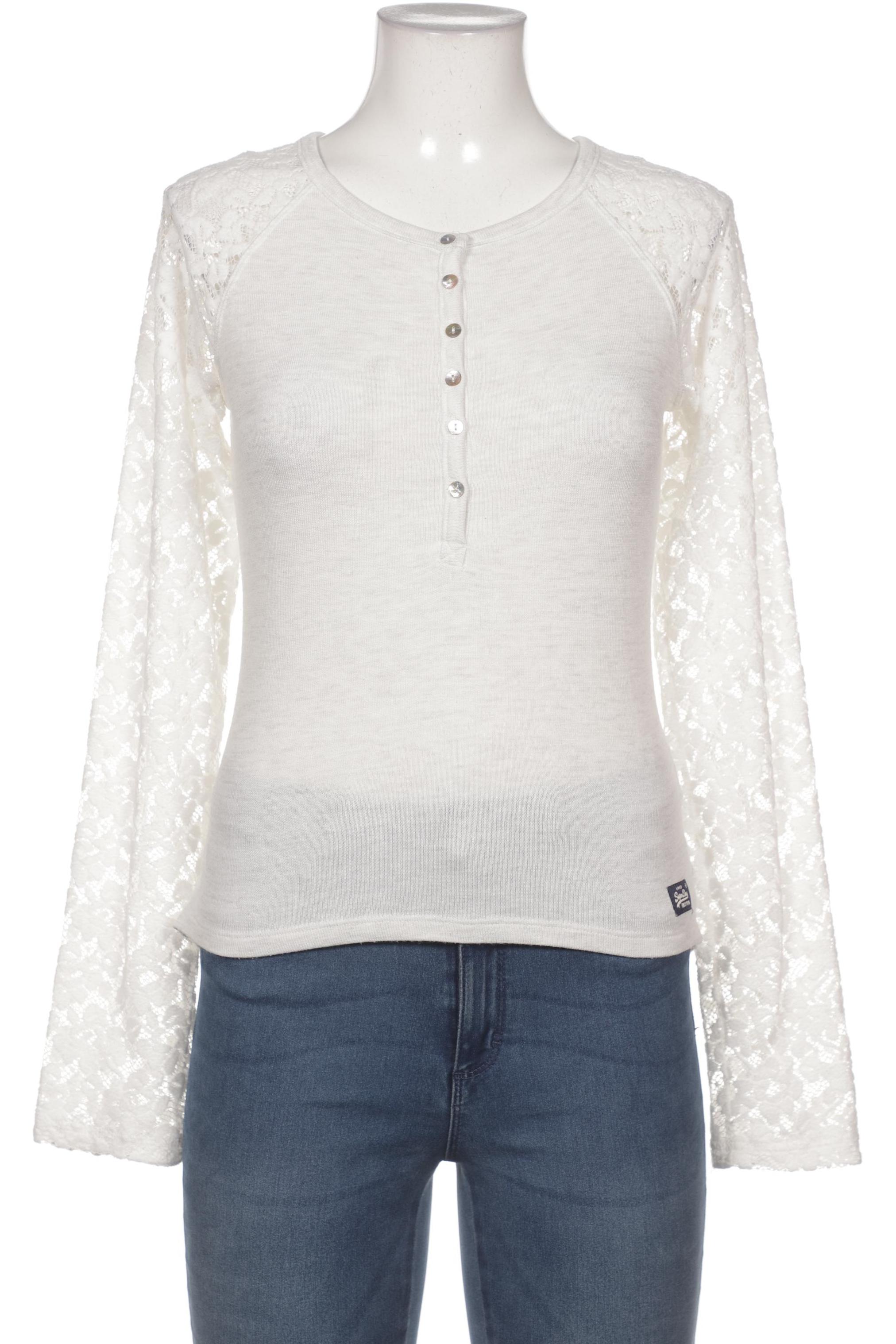 

Superdry Damen Langarmshirt, weiß, Gr. 42