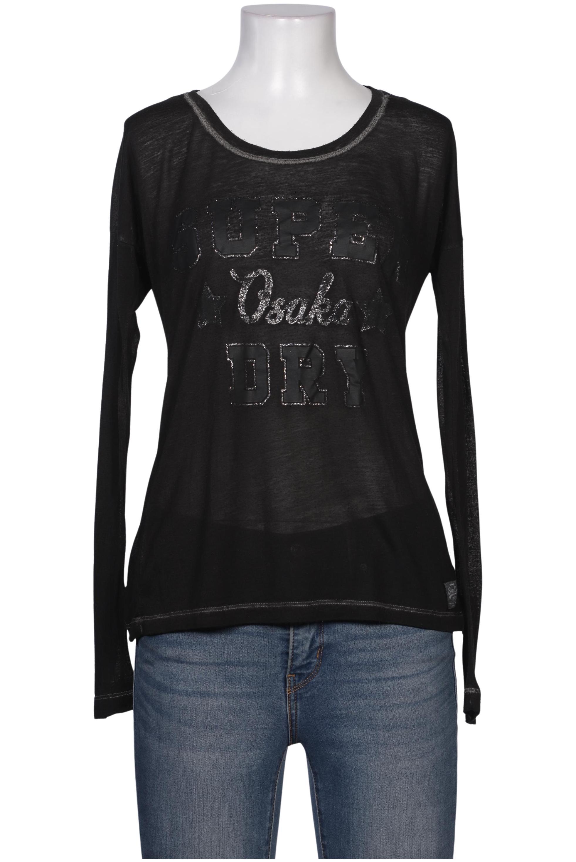 

Superdry Damen Langarmshirt, schwarz, Gr. 36