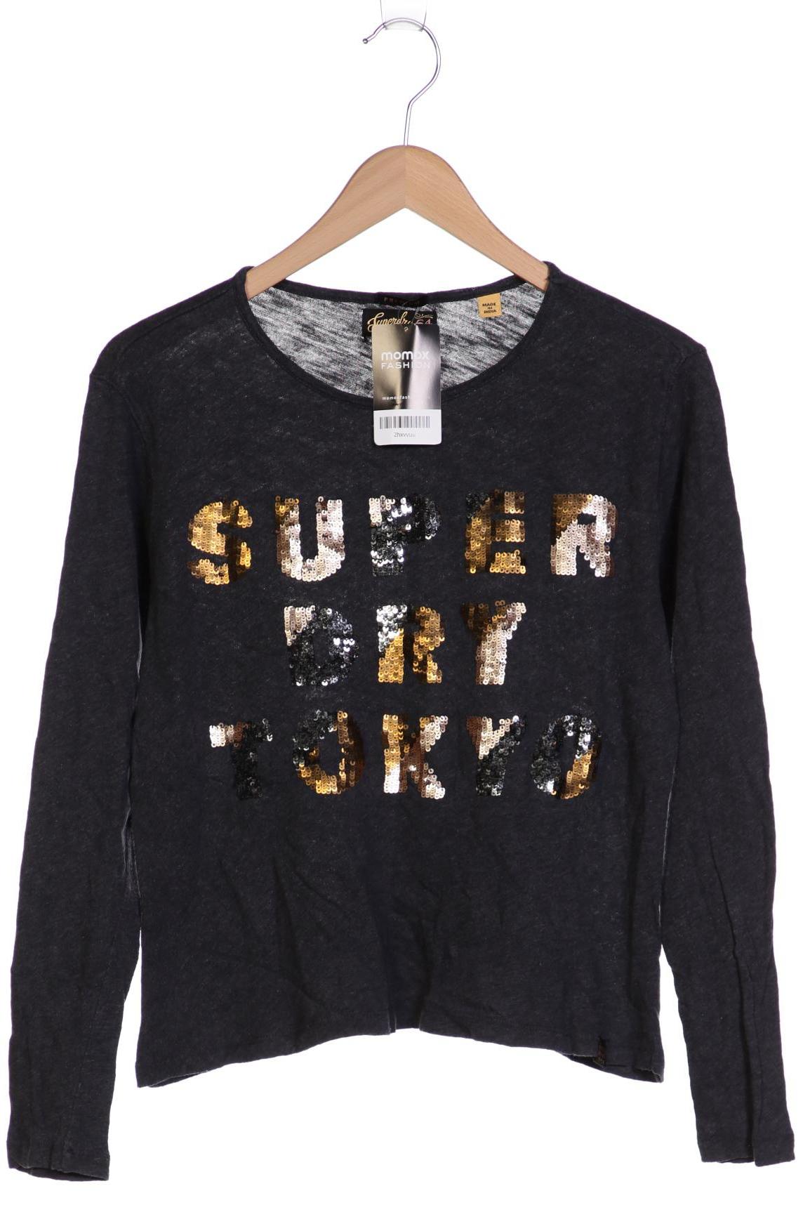 

Superdry Damen Langarmshirt, grau, Gr. 40