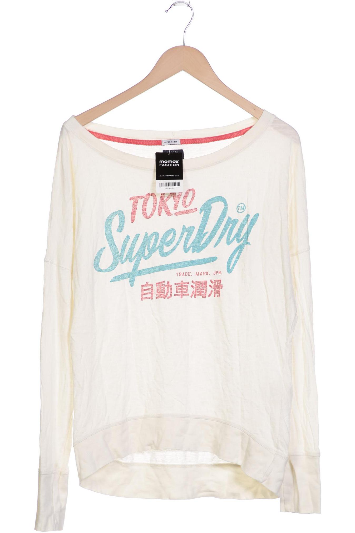 

Superdry Damen Langarmshirt, cremeweiß