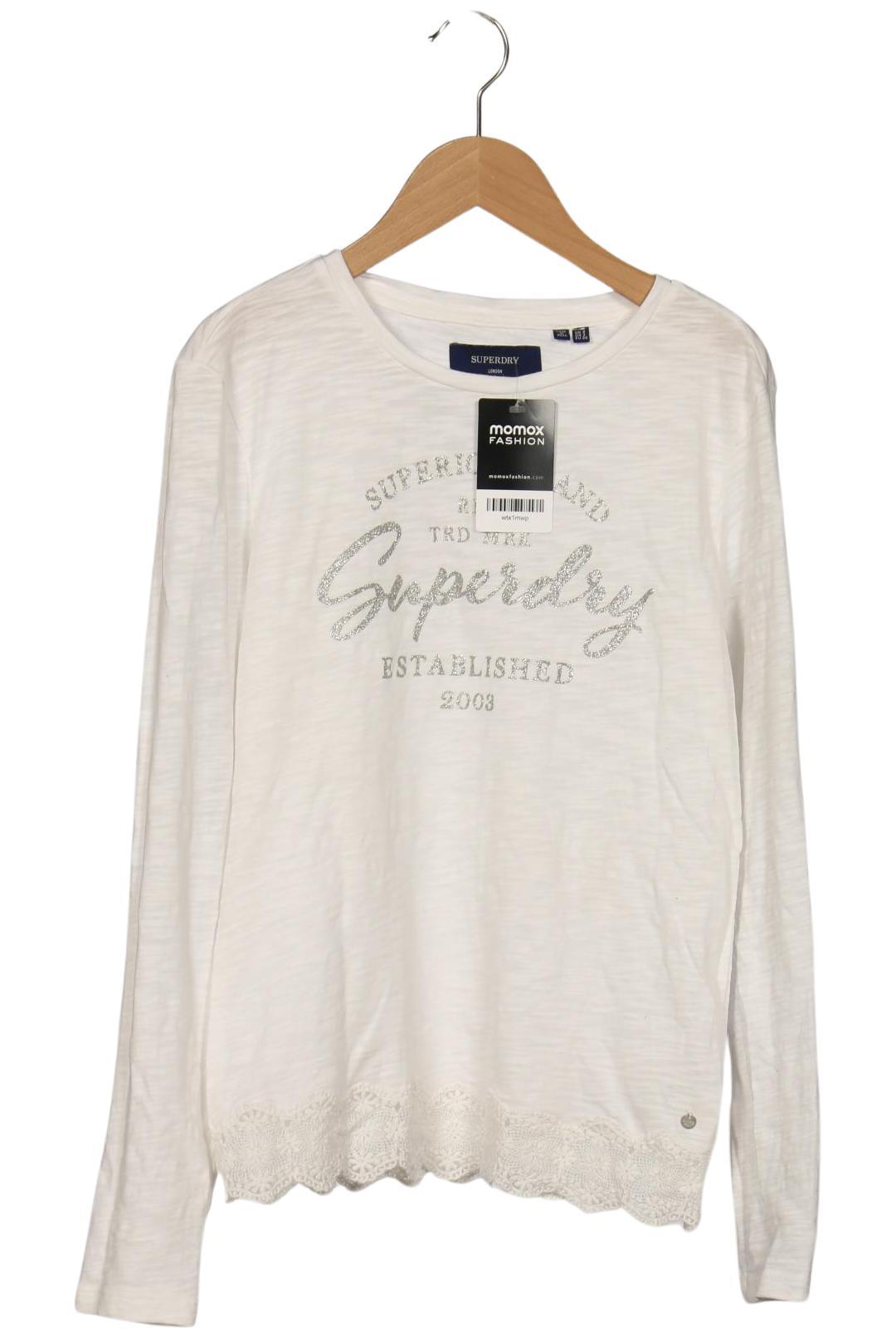 

Superdry Damen Langarmshirt, weiß, Gr. 34
