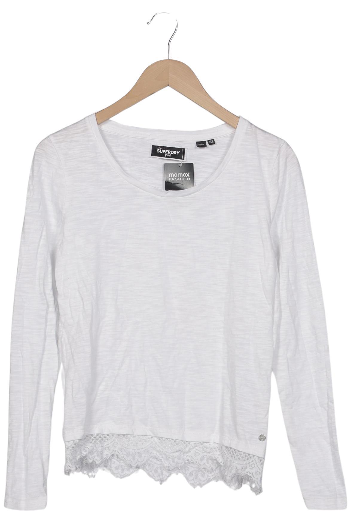 

Superdry Damen Langarmshirt, weiß, Gr. 38
