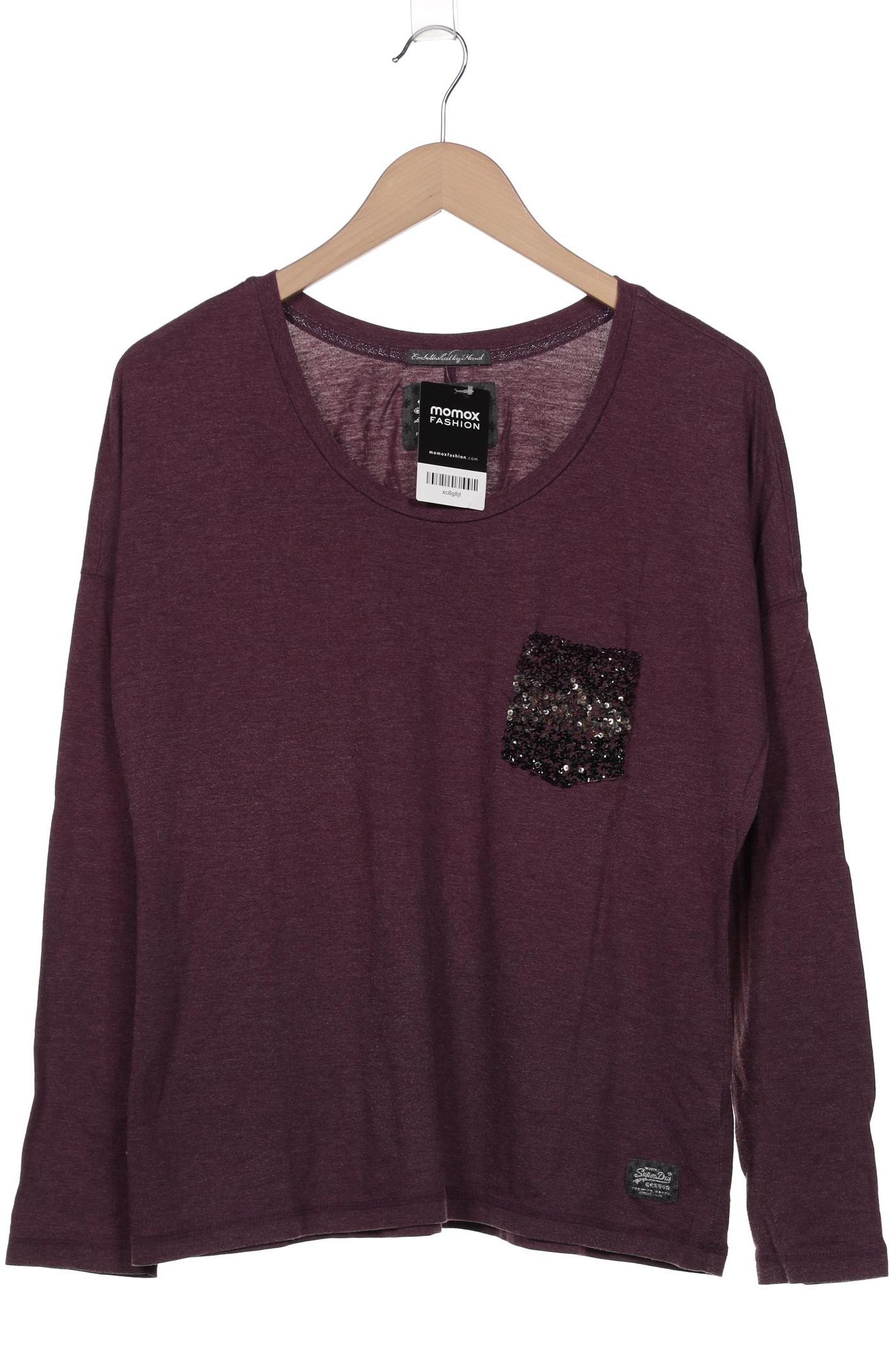 

Superdry Damen Langarmshirt, flieder, Gr. 44