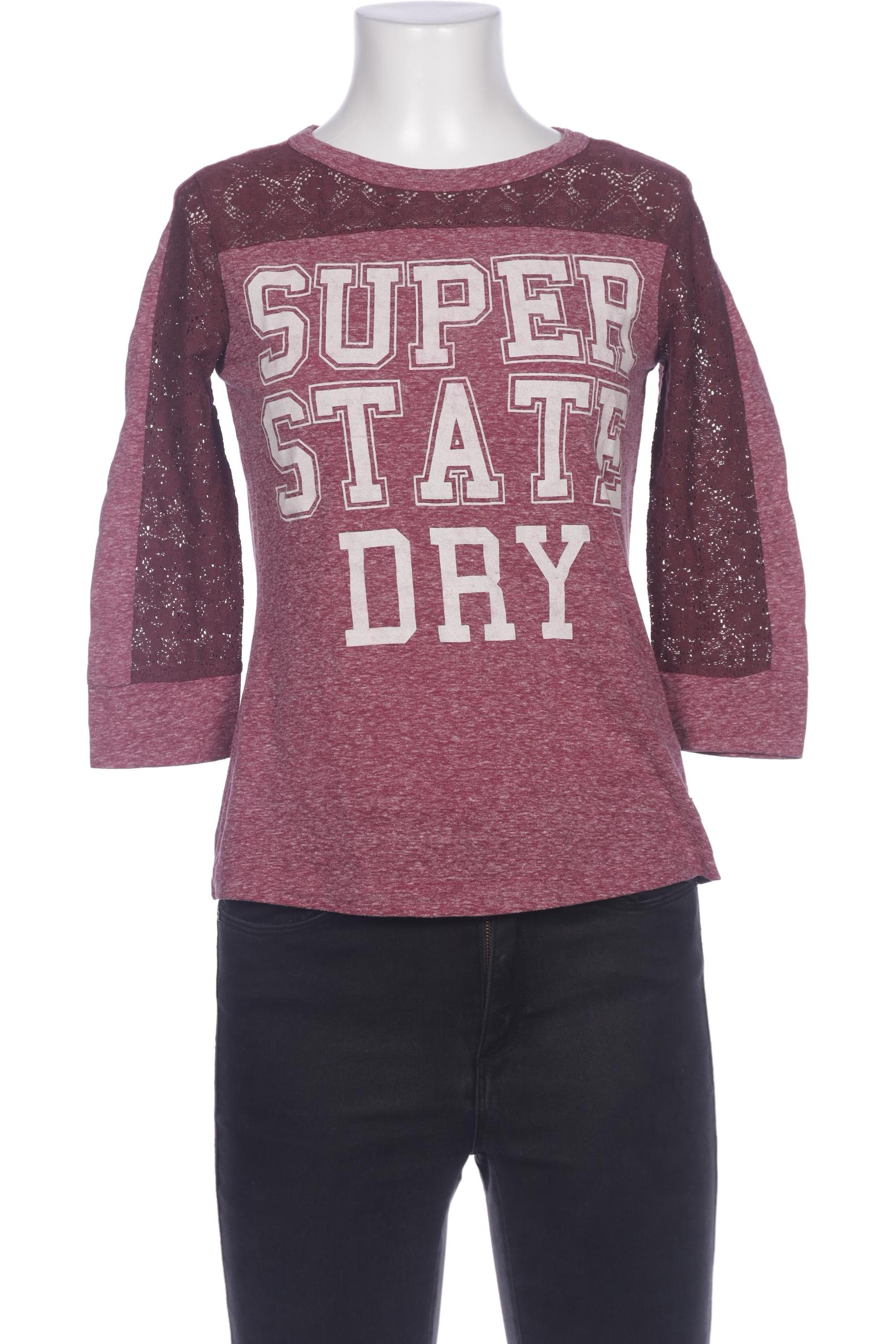 

Superdry Damen Langarmshirt, bordeaux, Gr. 34