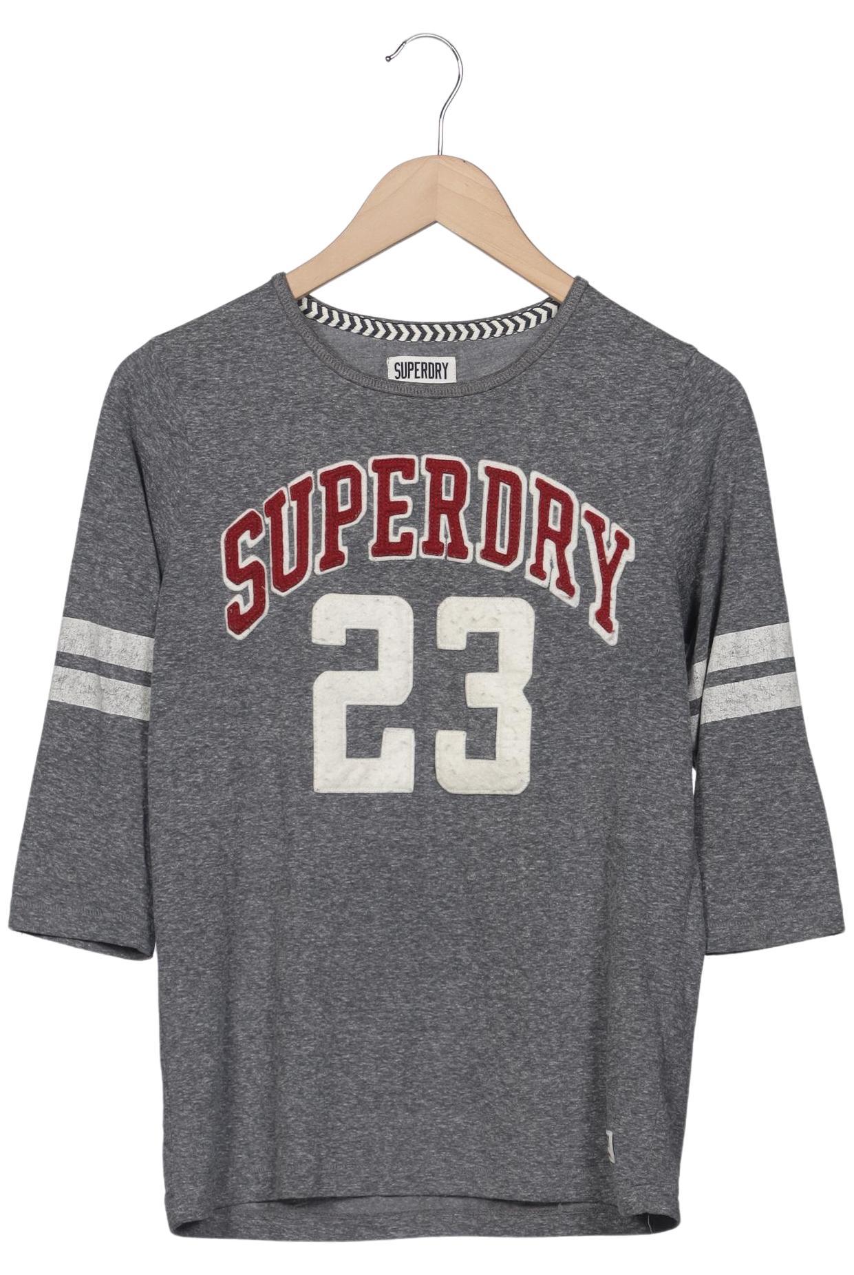 

Superdry Damen Langarmshirt, grau, Gr. 36