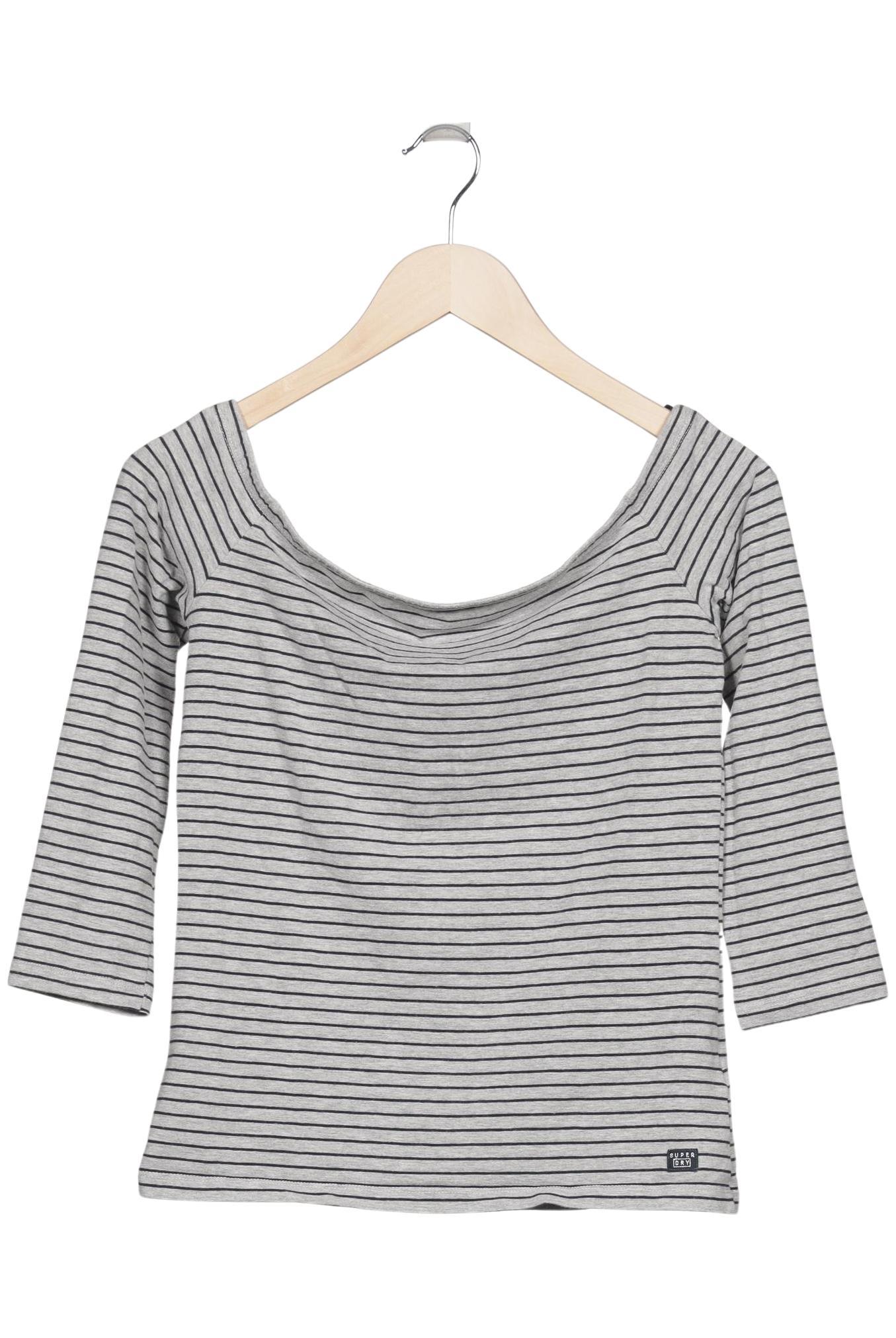 

Superdry Damen Langarmshirt, grau, Gr. 42