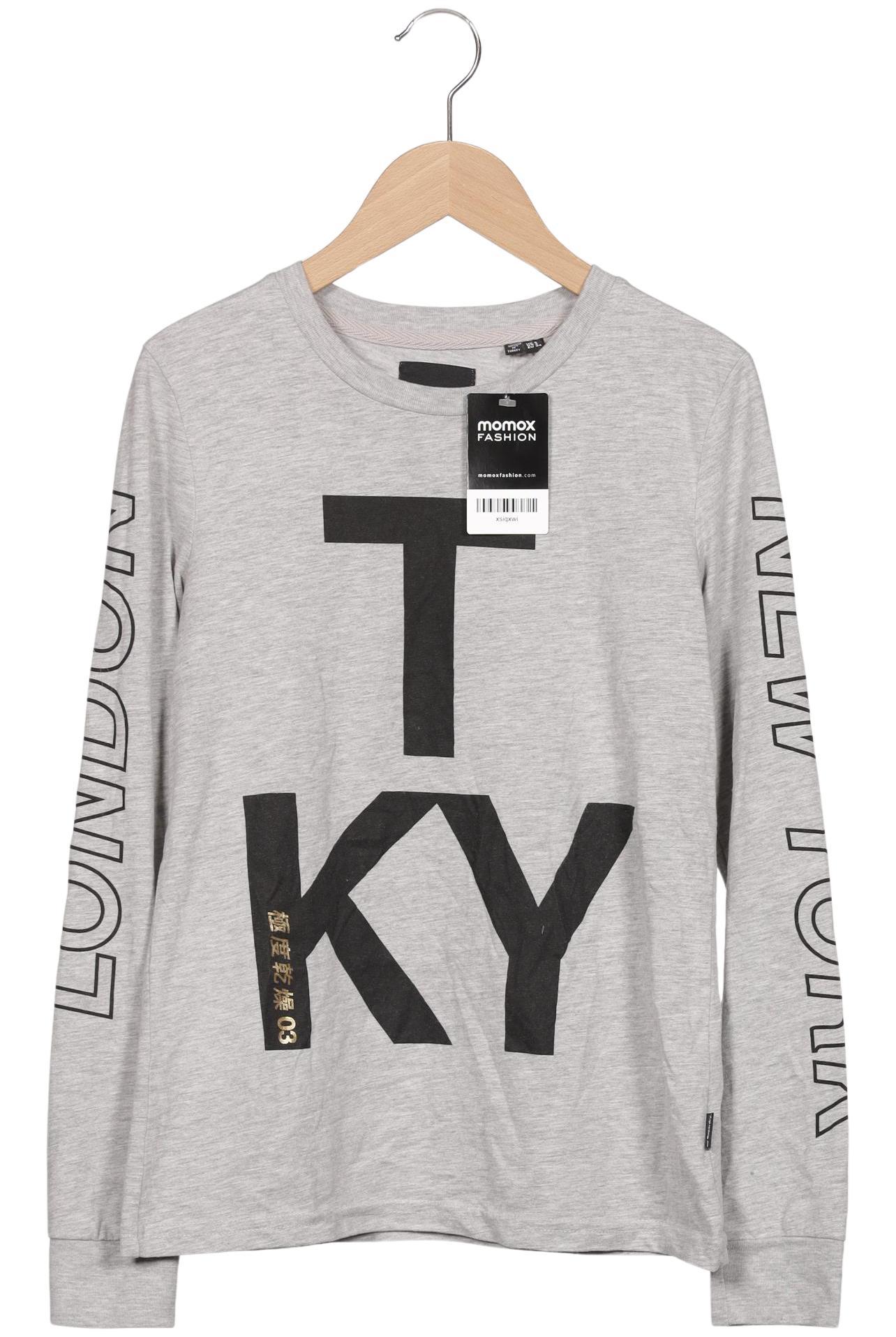 

Superdry Damen Langarmshirt, grau, Gr. 34