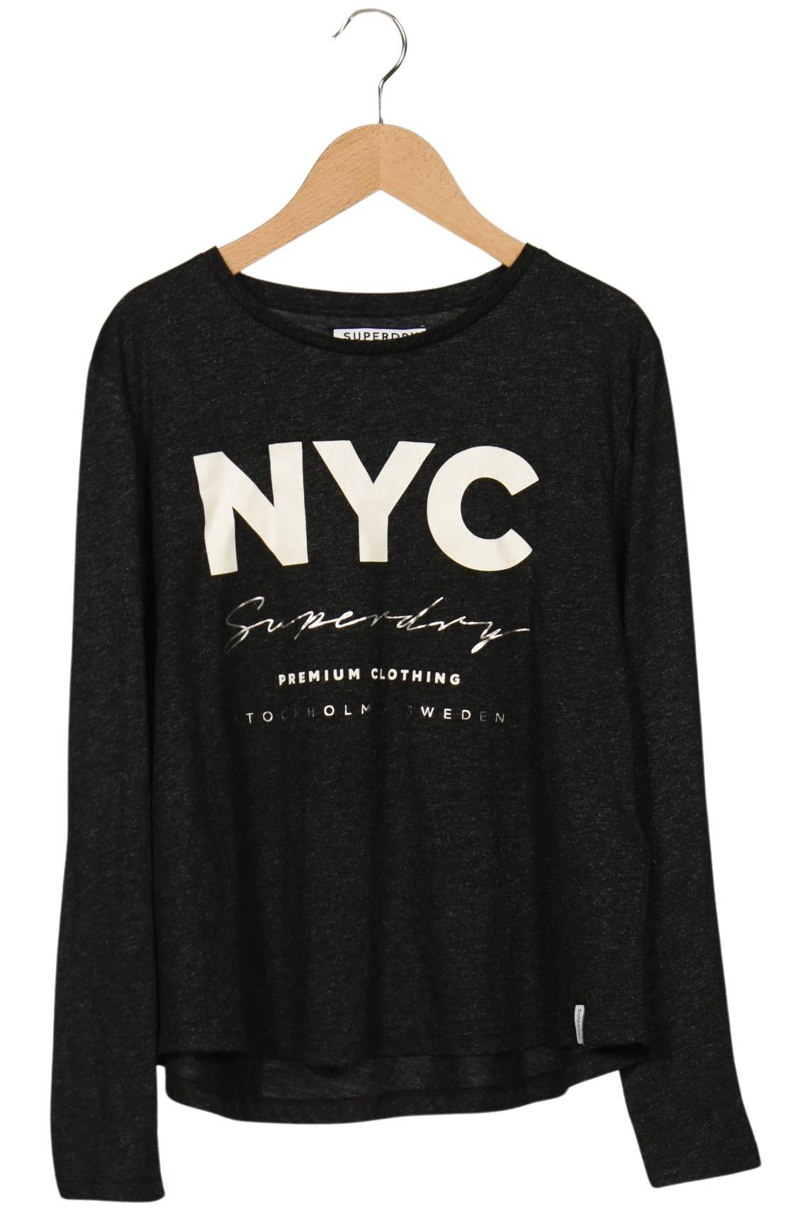 

Superdry Damen Langarmshirt, schwarz, Gr. 42