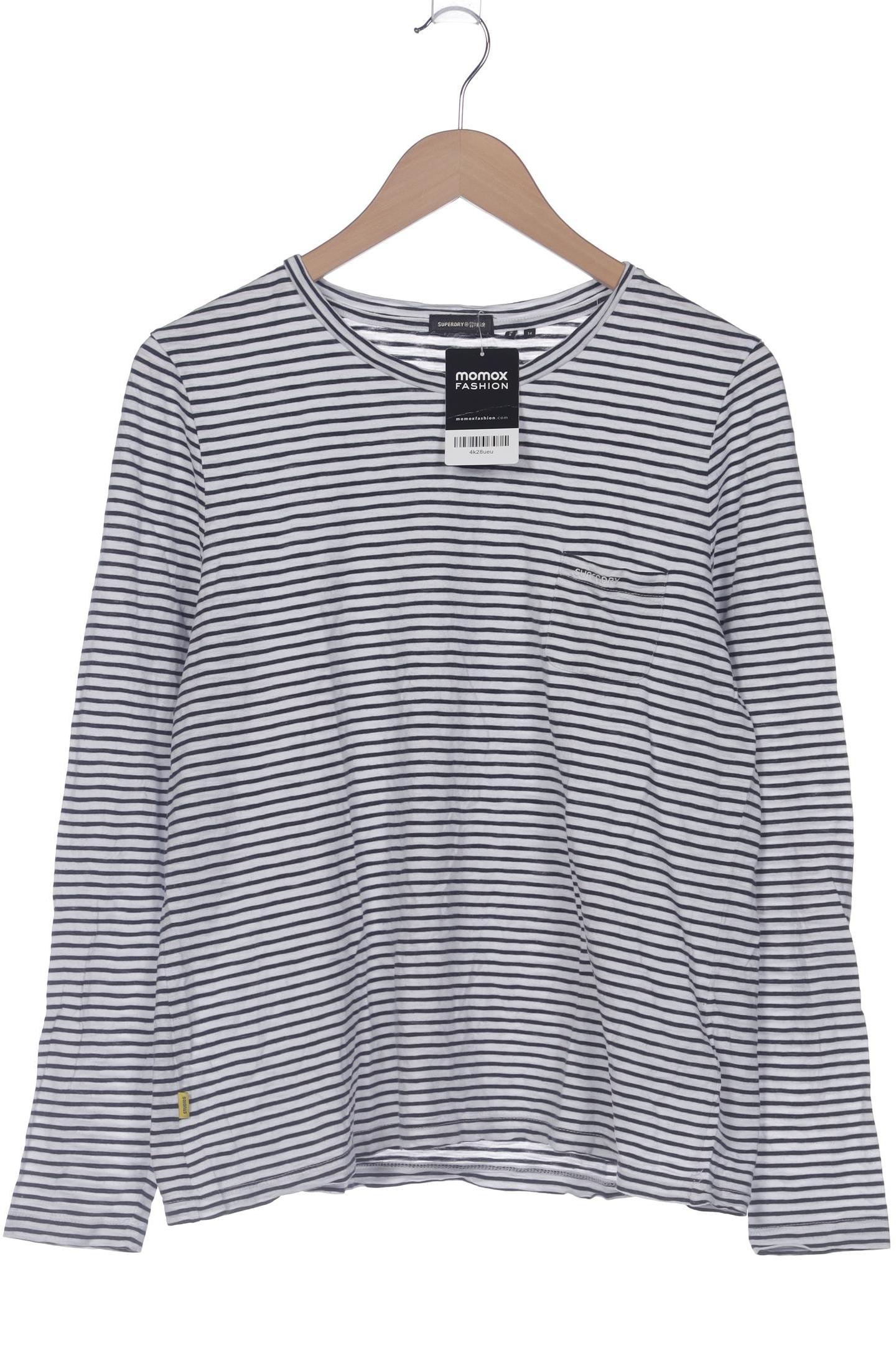

Superdry Damen Langarmshirt, weiß, Gr. 14