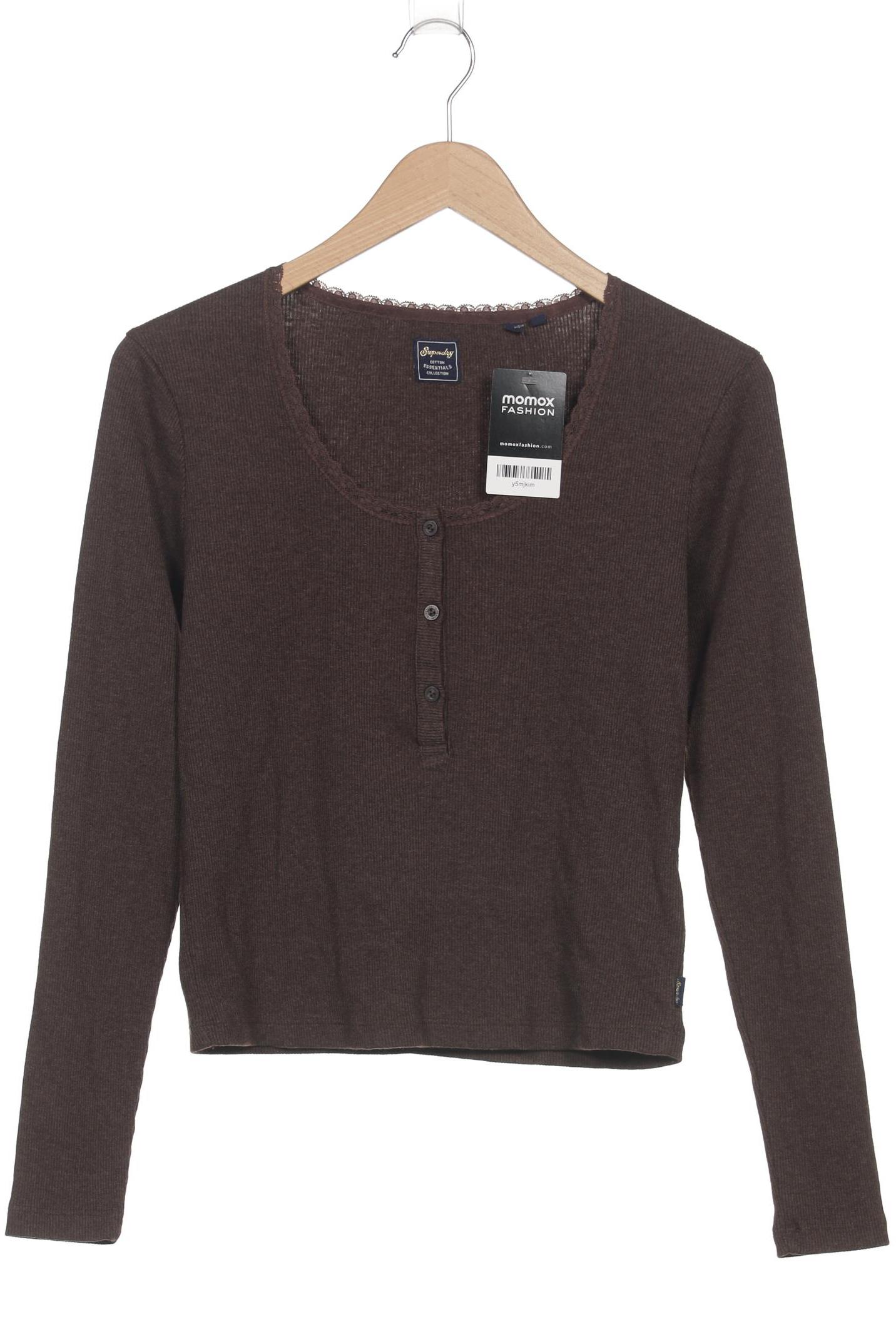 

Superdry Damen Langarmshirt, braun, Gr. 38