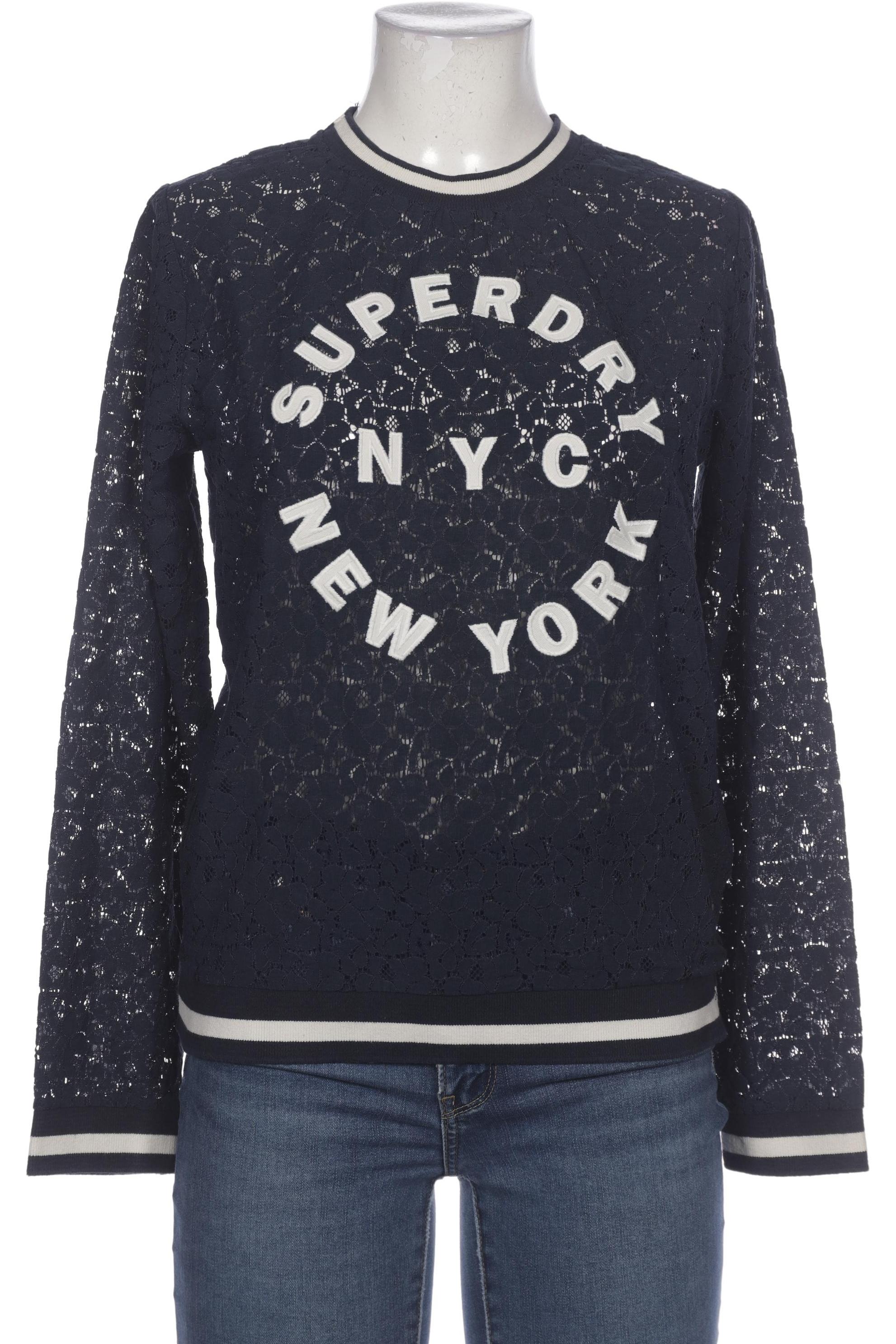 

Superdry Damen Langarmshirt, marineblau, Gr. 38