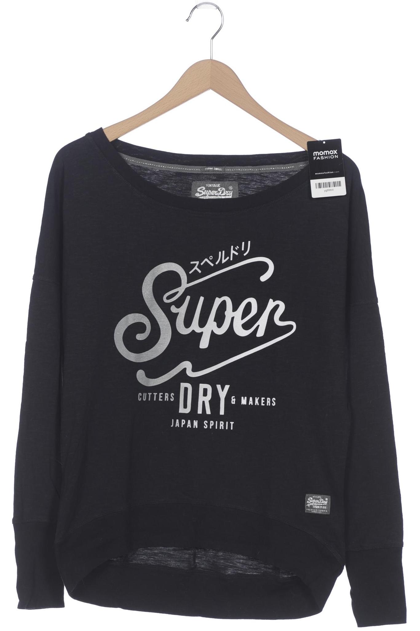 

Superdry Damen Langarmshirt, marineblau, Gr. 36