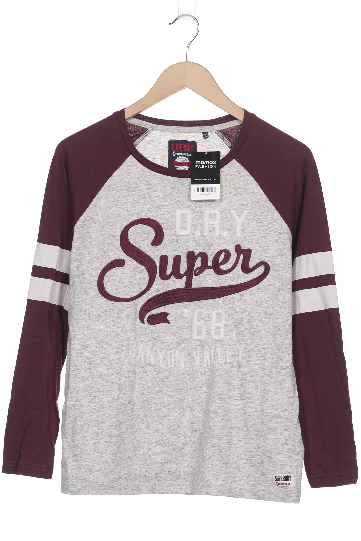 

Superdry Damen Langarmshirt, grau, Gr. 42