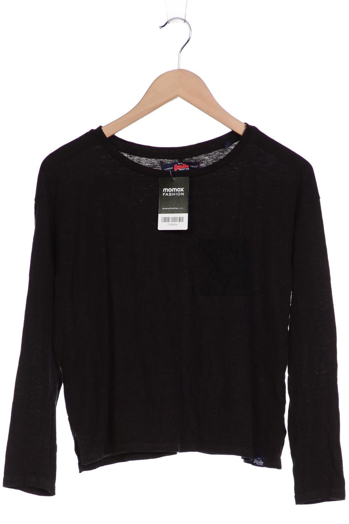 

Superdry Damen Langarmshirt, schwarz, Gr. 34