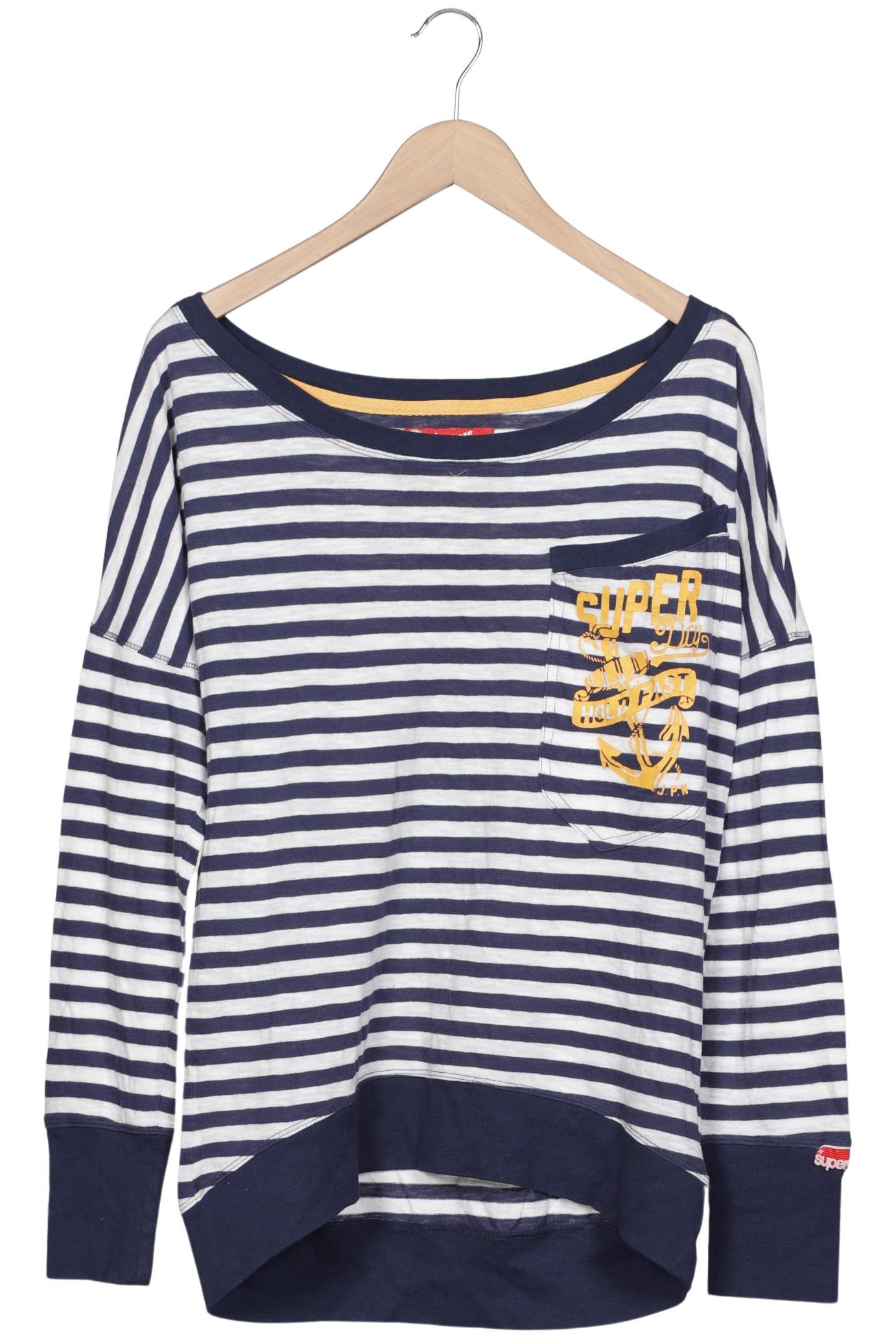 

Superdry Damen Langarmshirt, marineblau, Gr. 36
