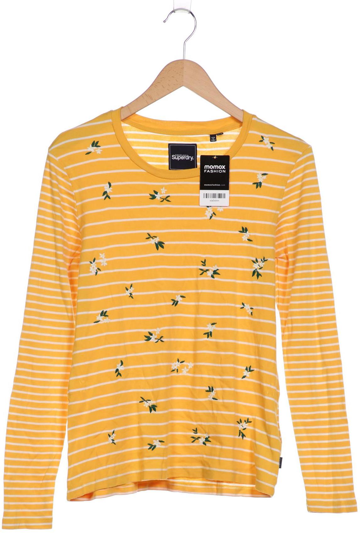 

Superdry Damen Langarmshirt, gelb, Gr. 38