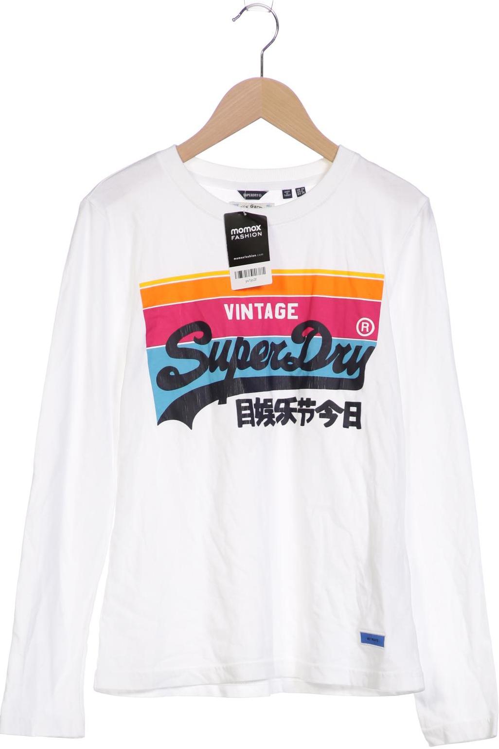 

Superdry Damen Langarmshirt, weiß