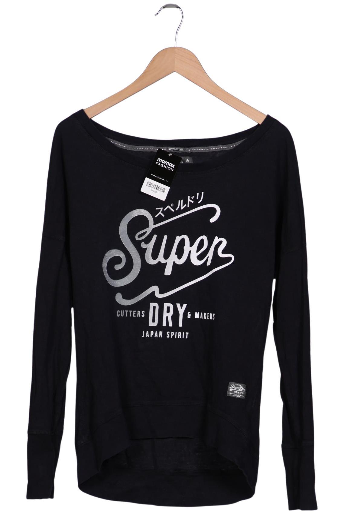 

Superdry Damen Langarmshirt, marineblau, Gr. 38