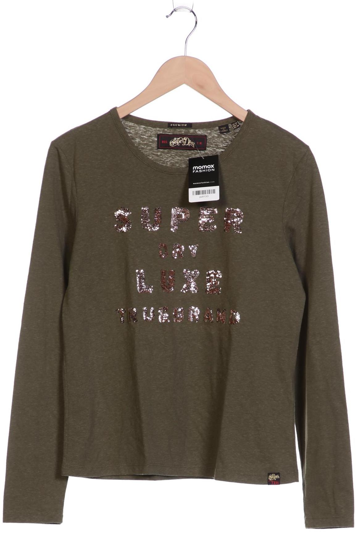 

Superdry Damen Langarmshirt, grün, Gr. 40