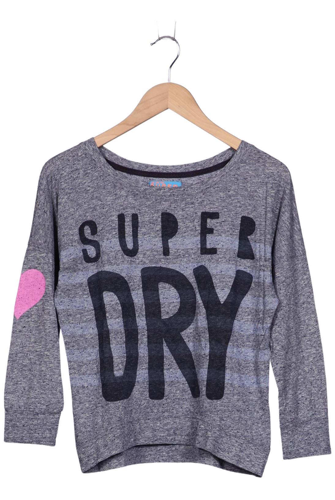 

Superdry Damen Langarmshirt, grau, Gr. 38