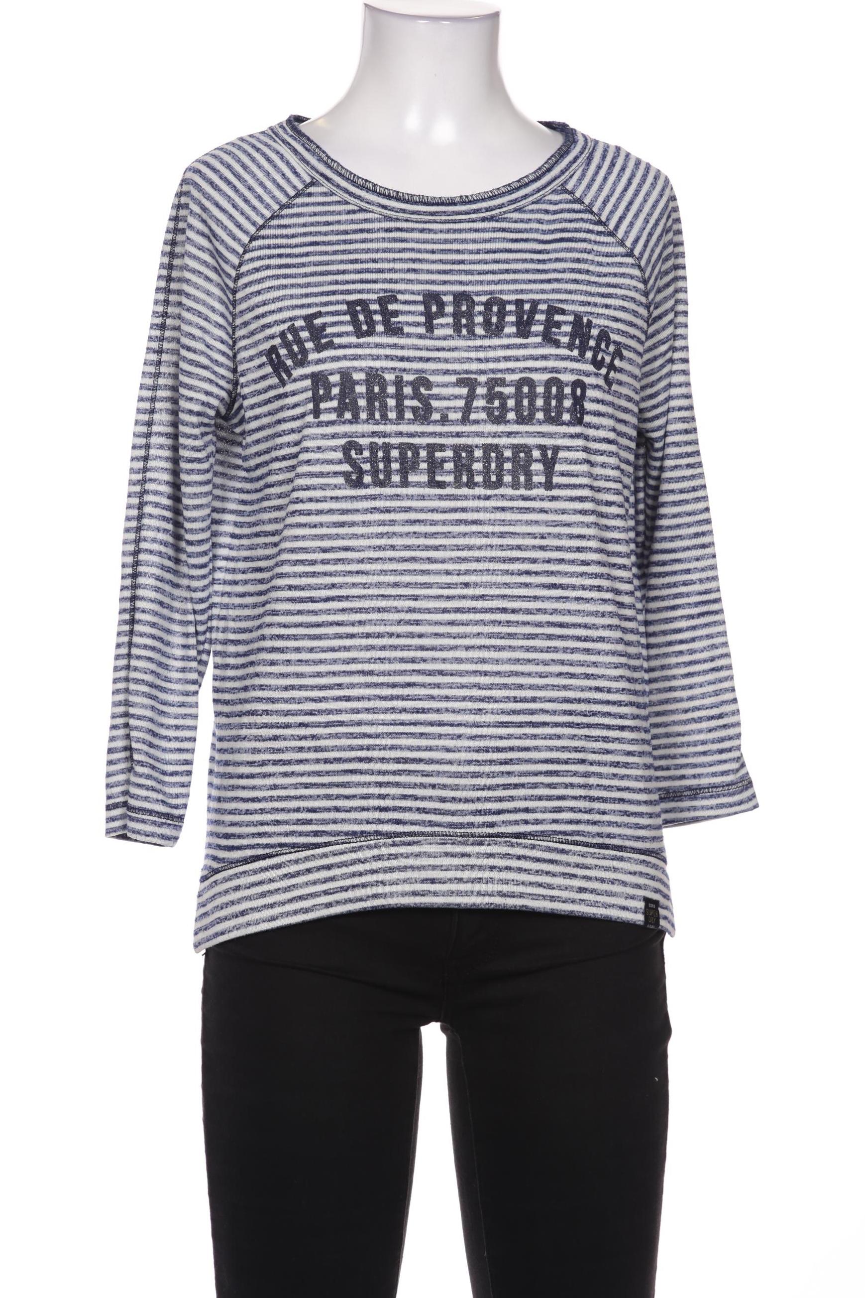 

Superdry Damen Langarmshirt, blau, Gr. 36
