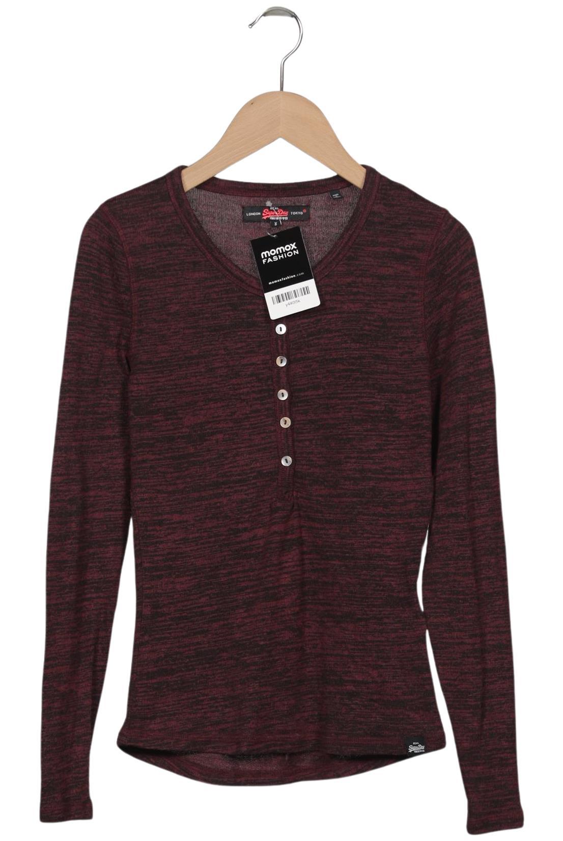 

Superdry Damen Langarmshirt, bordeaux, Gr. 34