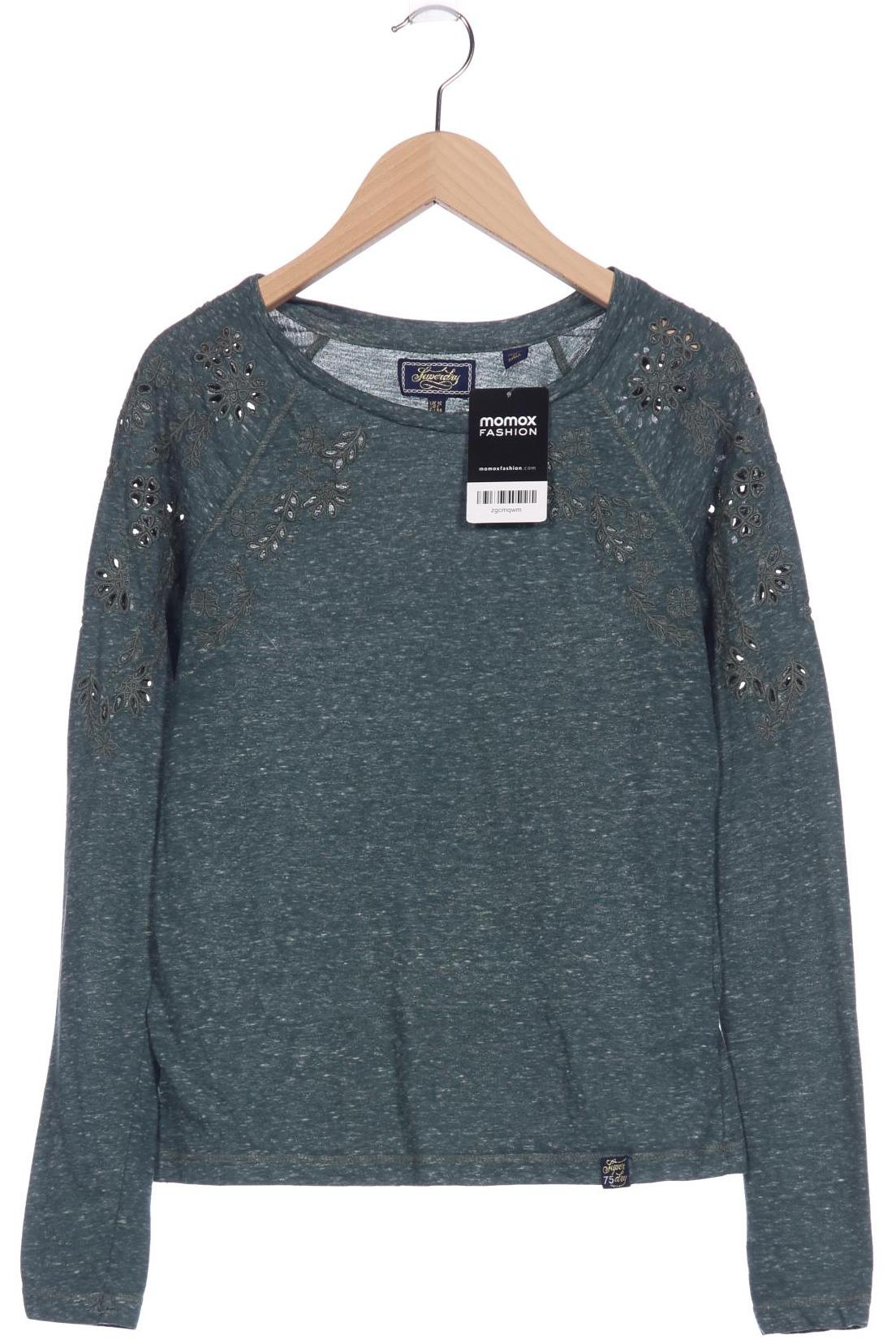 

Superdry Damen Langarmshirt, grün, Gr. 38