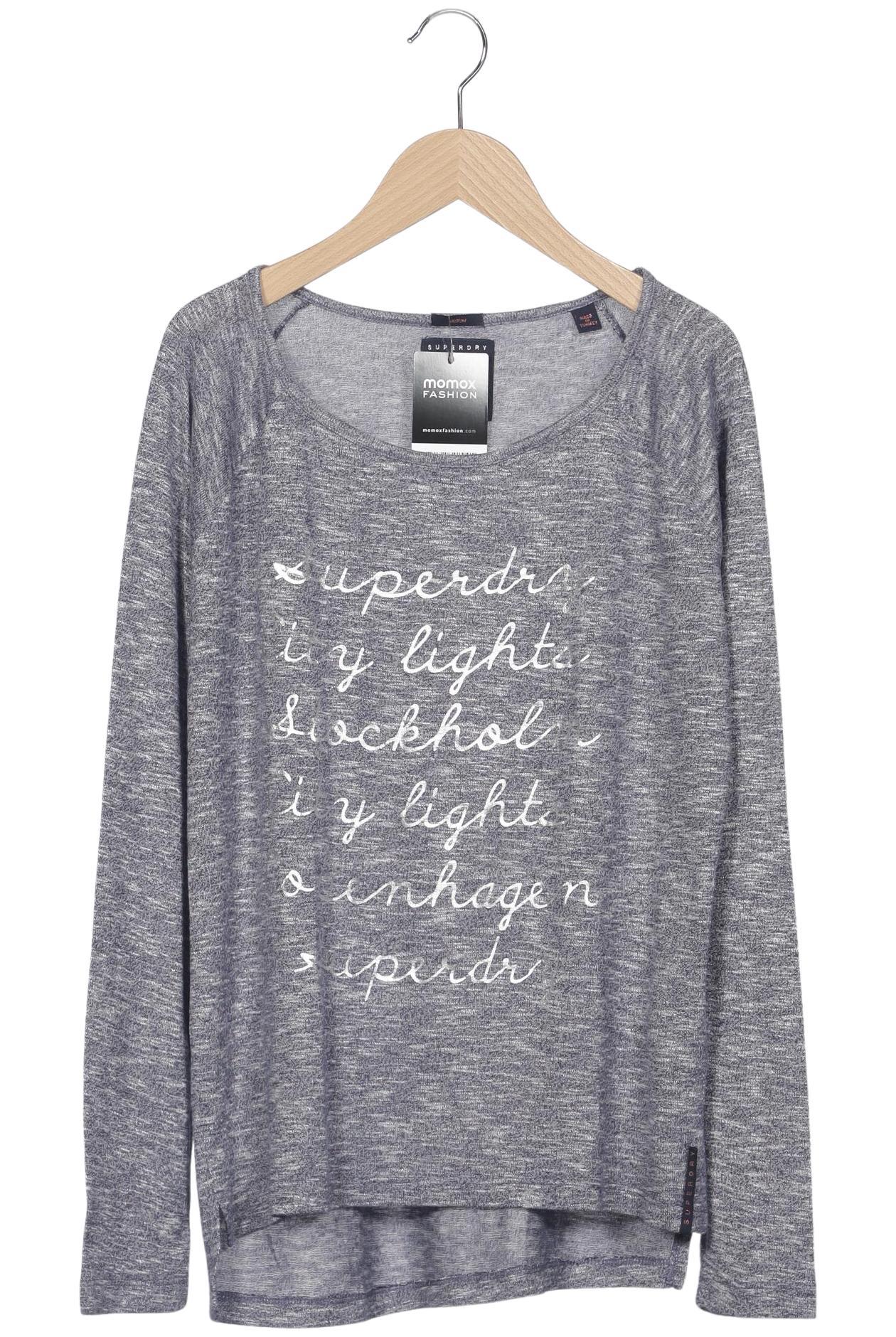 

Superdry Damen Langarmshirt, grau, Gr. 38