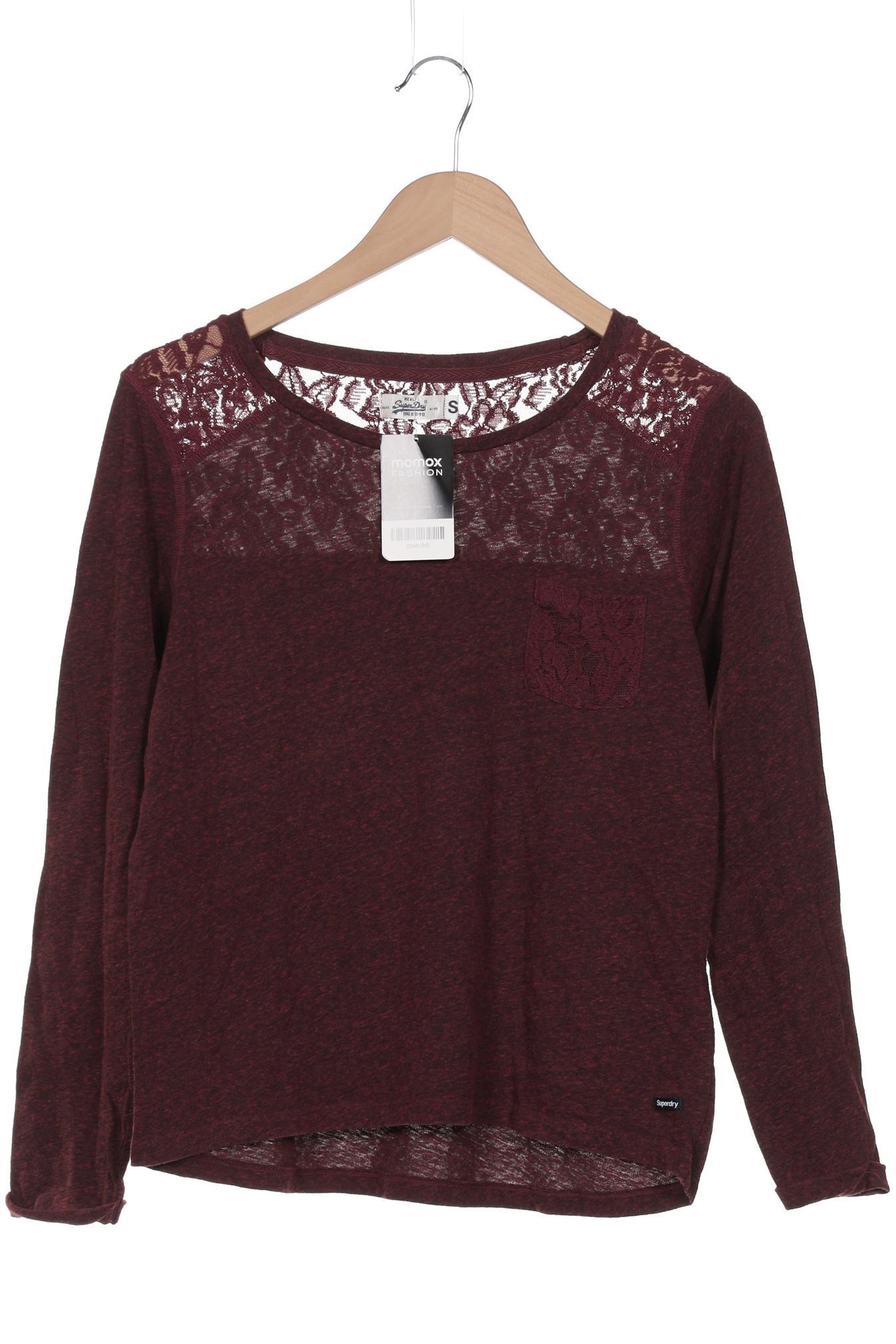 

Superdry Damen Langarmshirt, bordeaux, Gr. 36