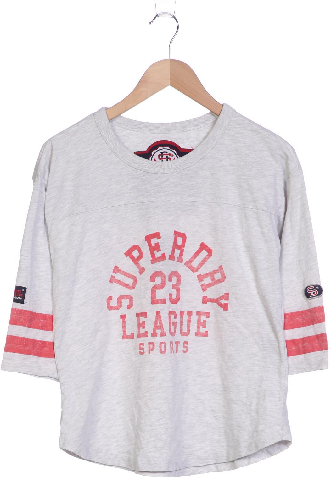 

Superdry Damen Langarmshirt, grau, Gr. 36