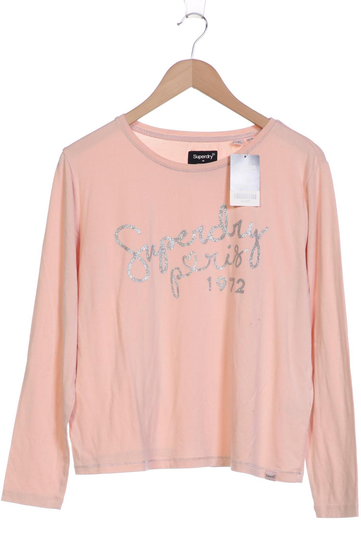 

Superdry Damen Langarmshirt, pink, Gr. 44