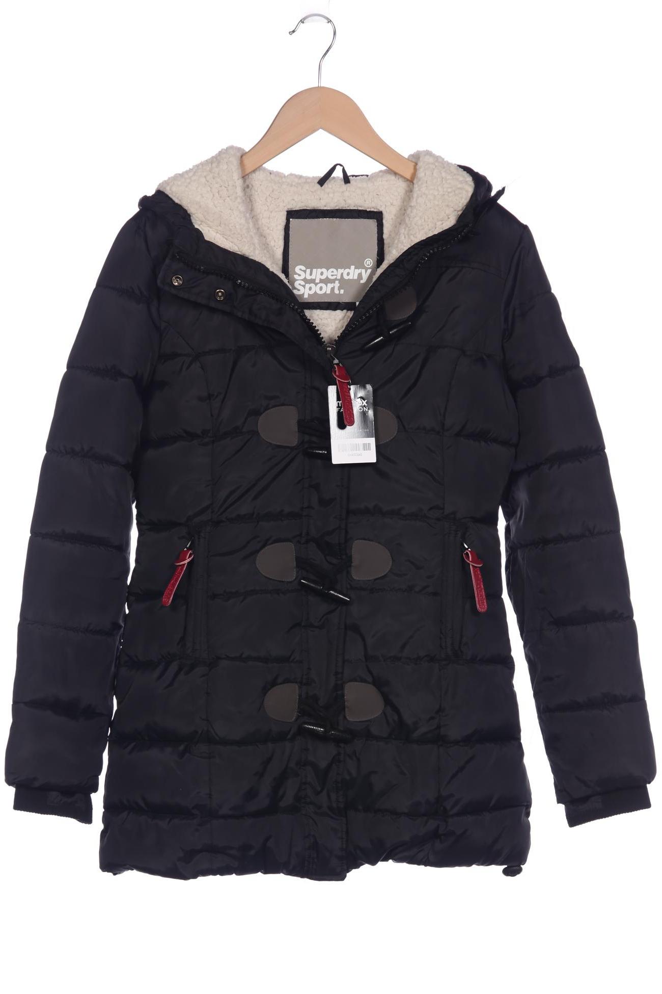 

Superdry Damen Mantel, schwarz, Gr. 38