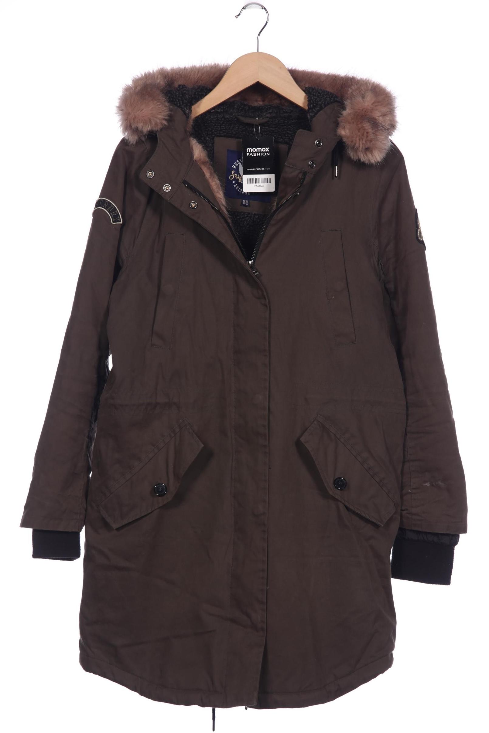 

Superdry Damen Mantel, grün, Gr. 42