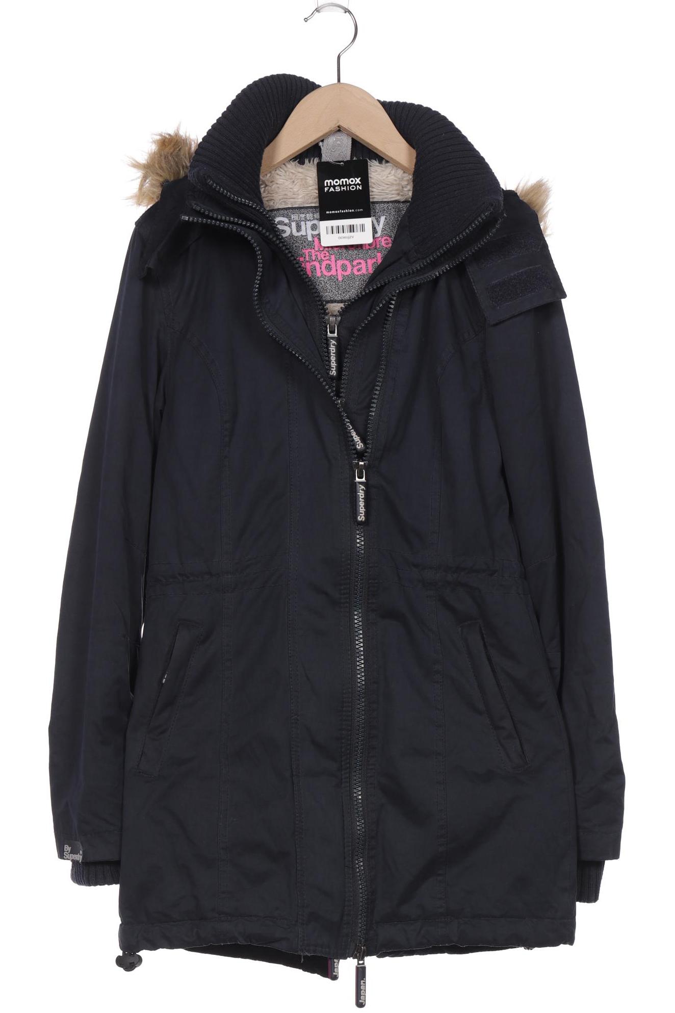 

Superdry Damen Mantel, marineblau, Gr. 34