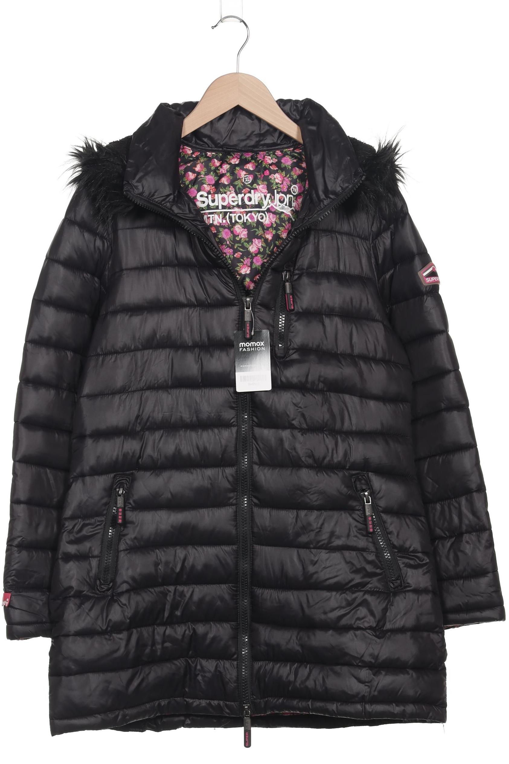 

Superdry Damen Mantel, schwarz, Gr. 44