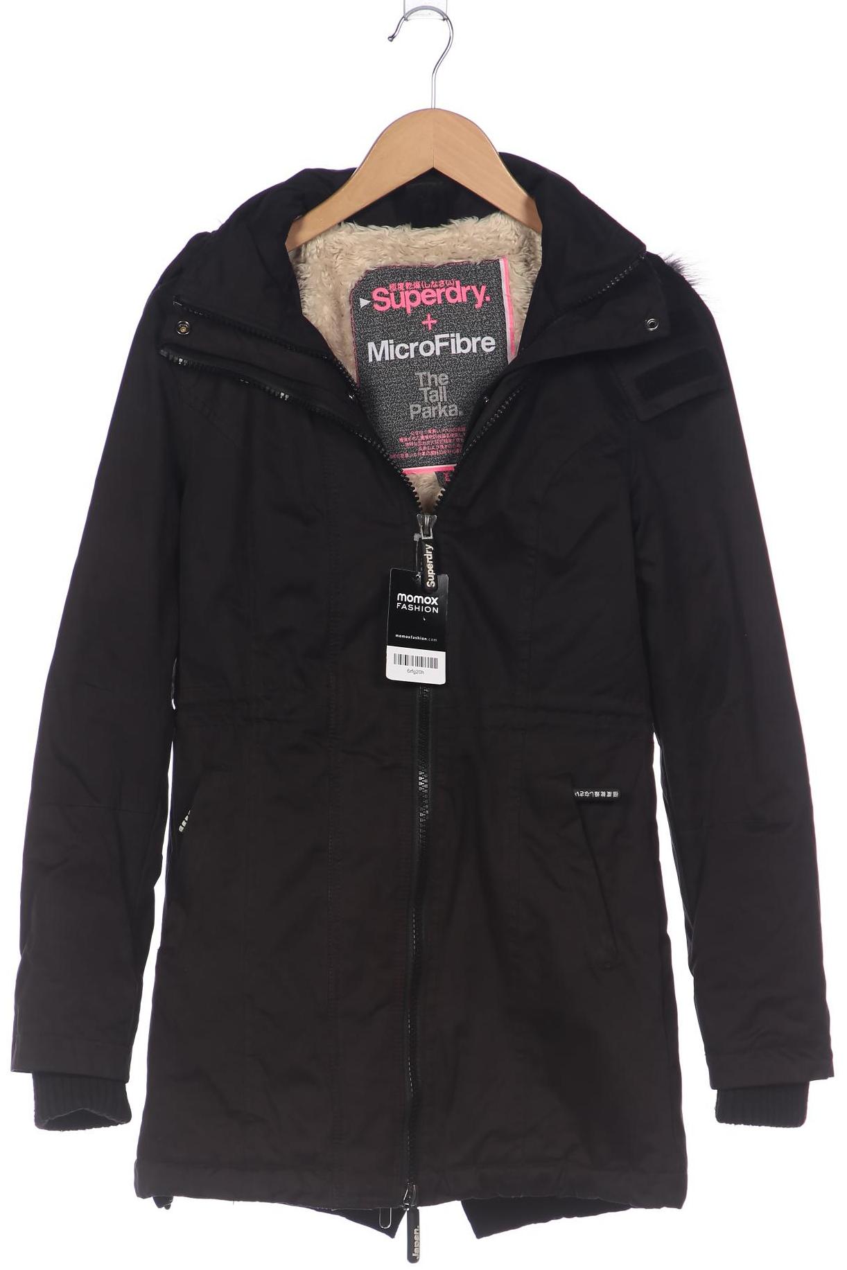 

Superdry Damen Mantel, schwarz, Gr. 34