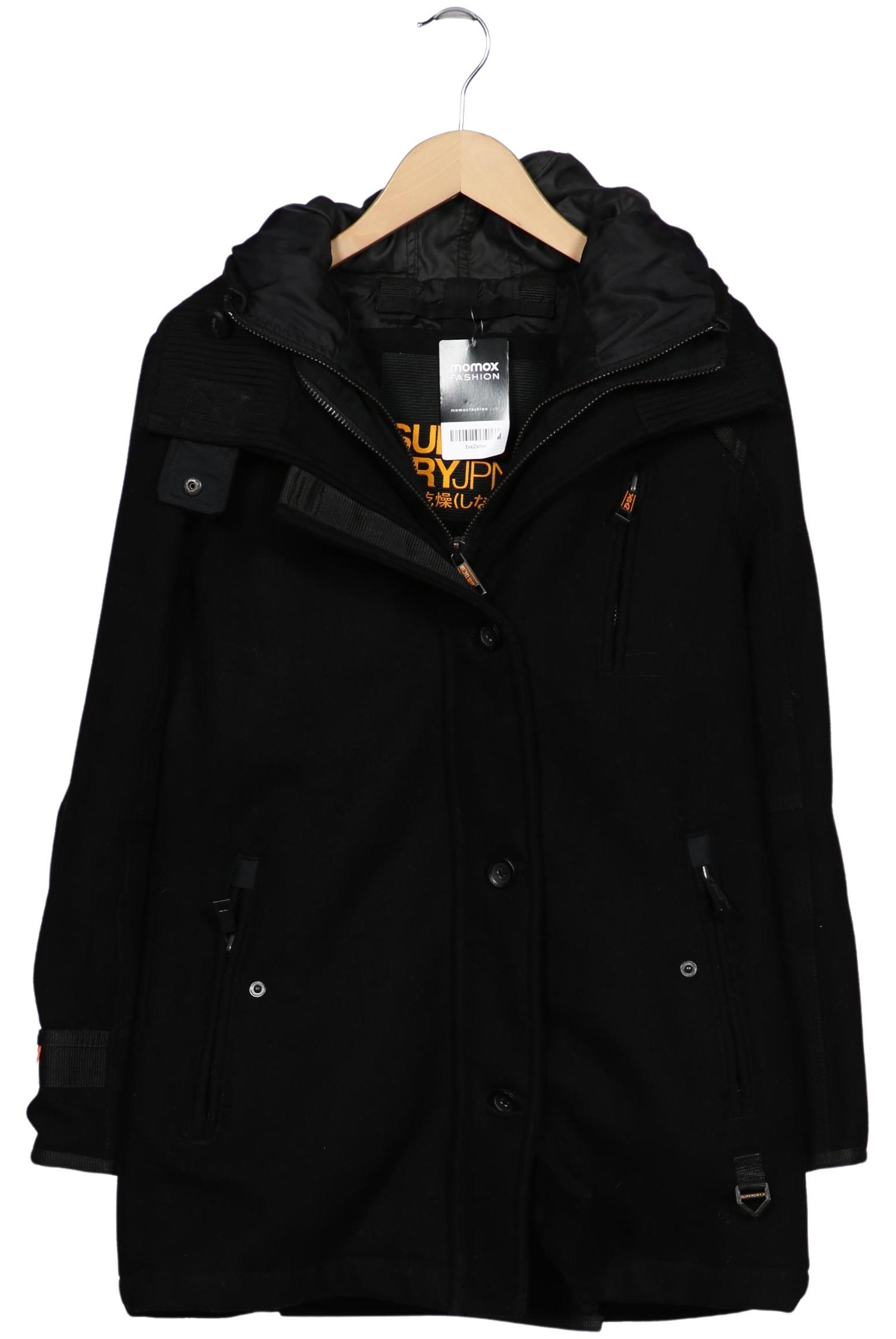 

Superdry Damen Mantel, schwarz, Gr. 38