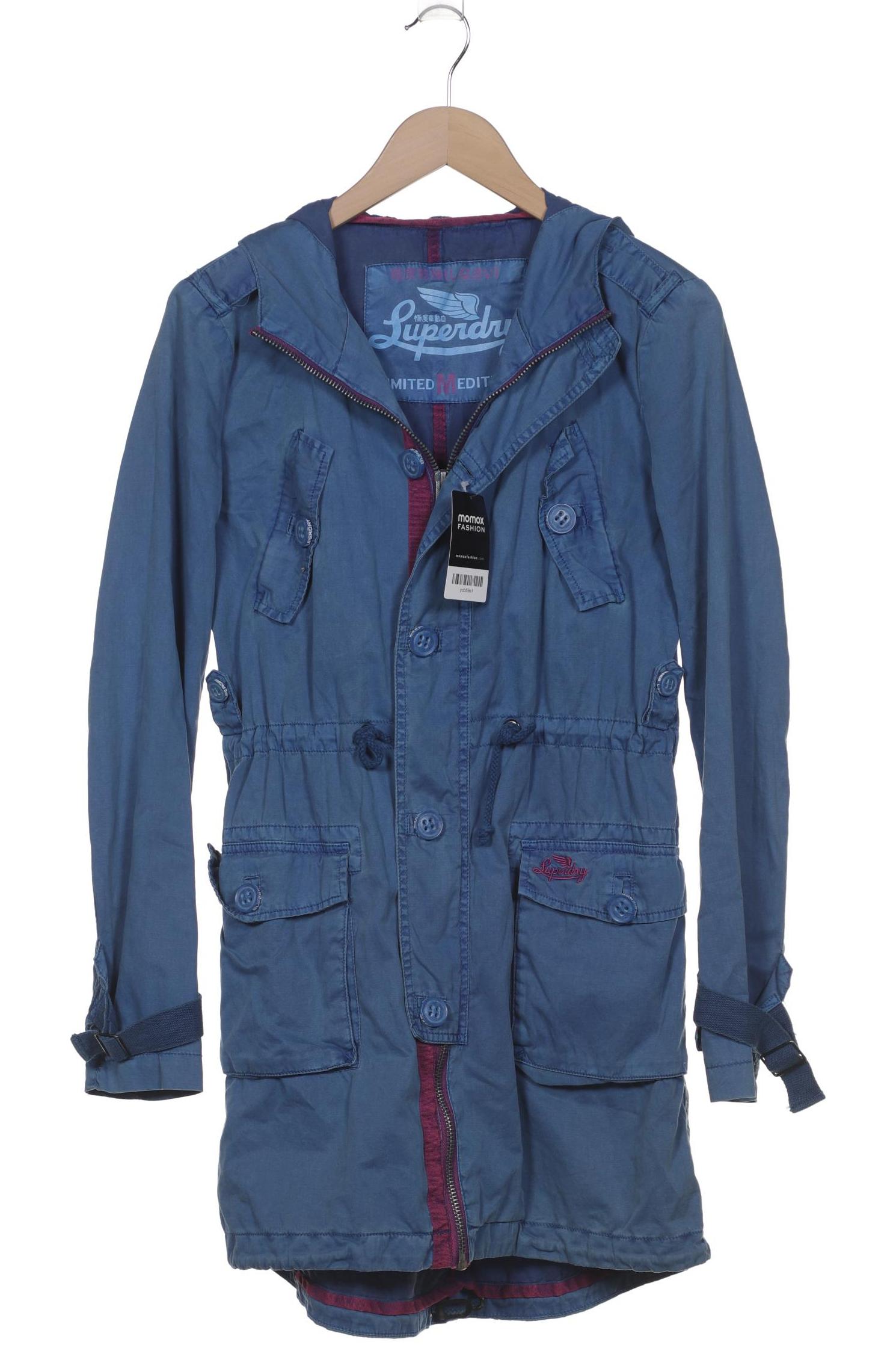 

Superdry Damen Mantel, blau, Gr. 38