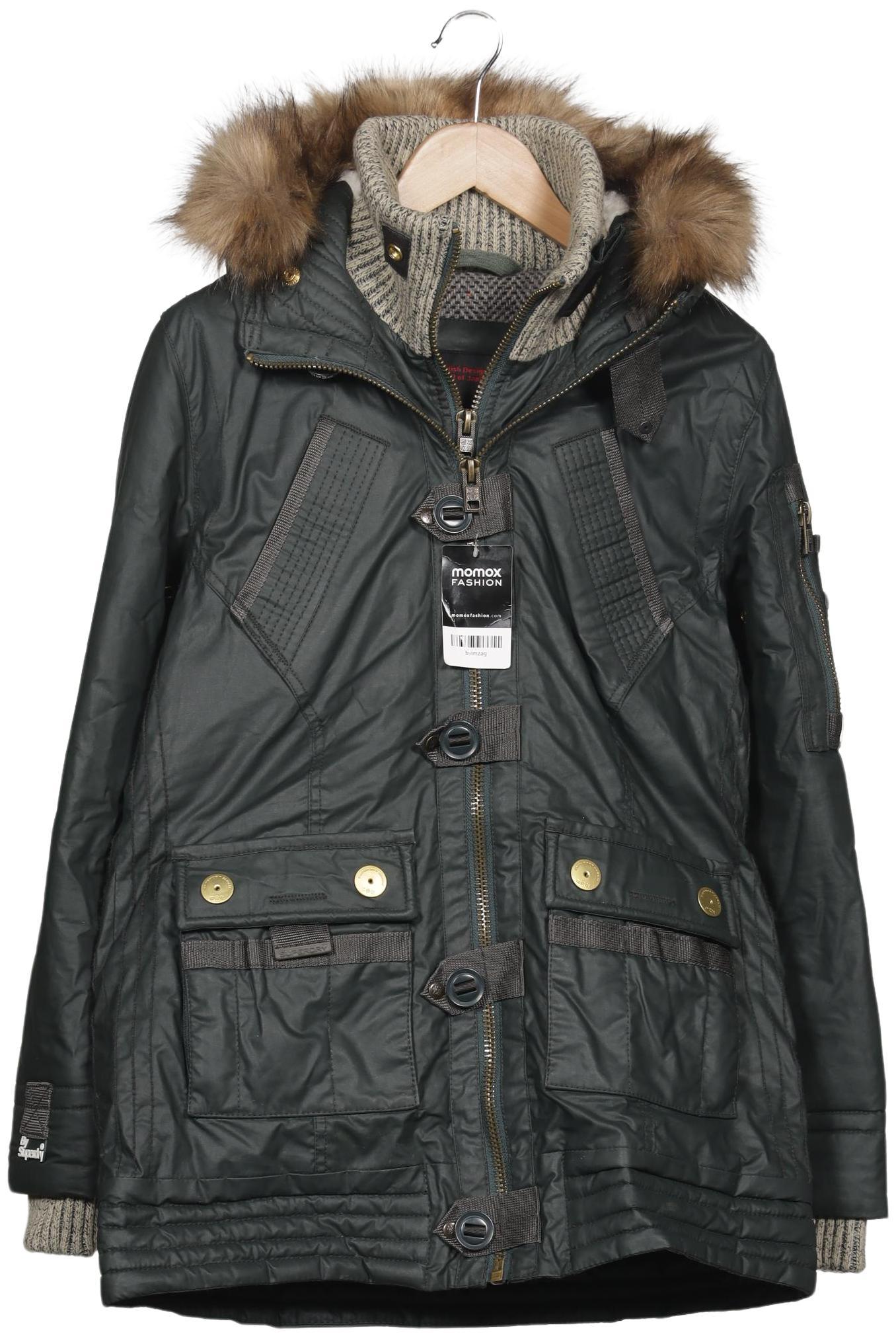 

Superdry Damen Mantel, grün, Gr. 42