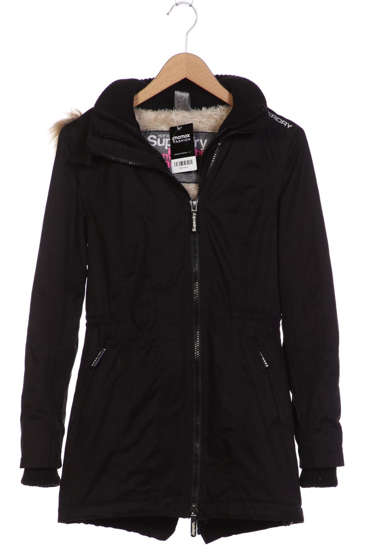 

Superdry Damen Mantel, schwarz