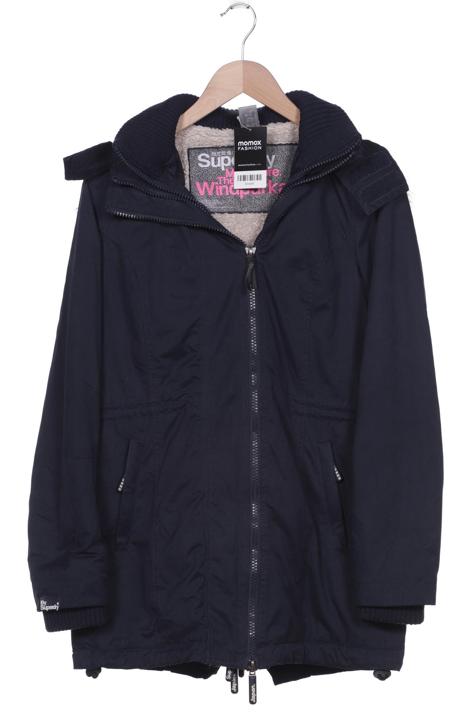 

Superdry Damen Mantel, marineblau